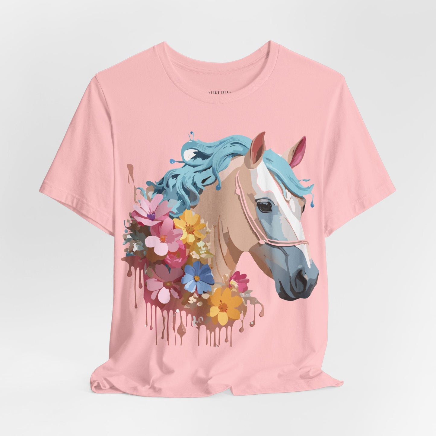 Horse Graphic Unisex 100 Cotton Vintage Animal Art T-Shirt 17
