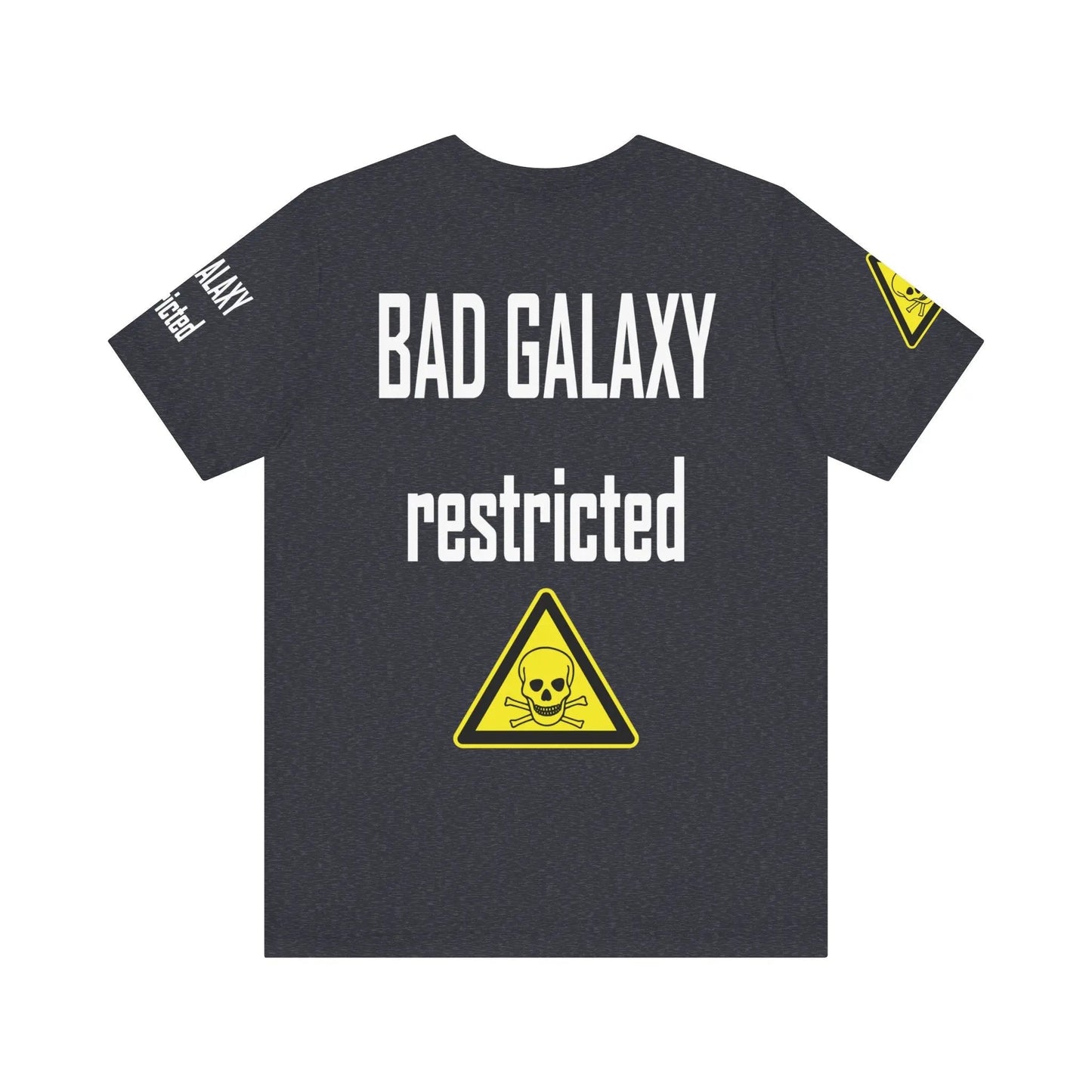 Bad Galaxy Skull T Shirt Made To Order 100 Percent Cotton Eco Friendly Inks USA Designed