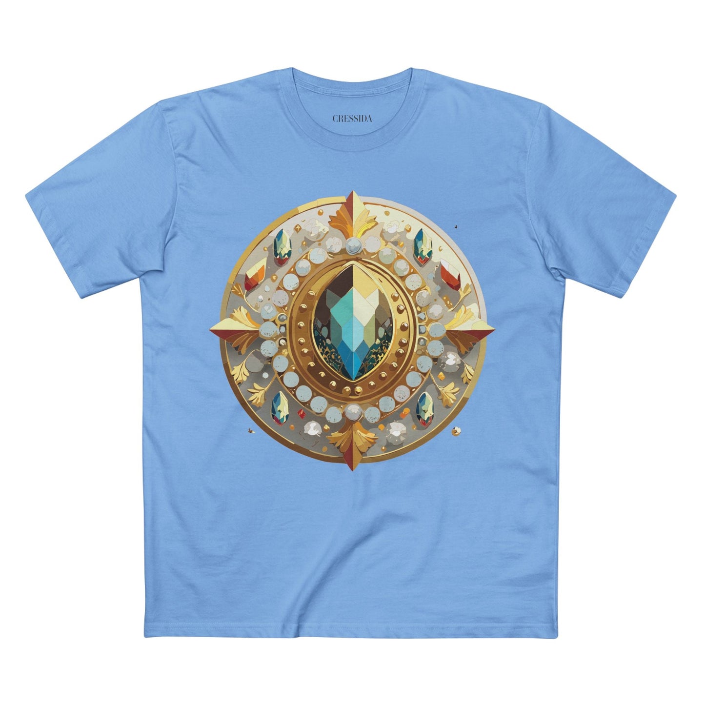 Medallion Graphic T-Shirt Unisex 100 Cotton With Gold Art Design Medal Tee 20