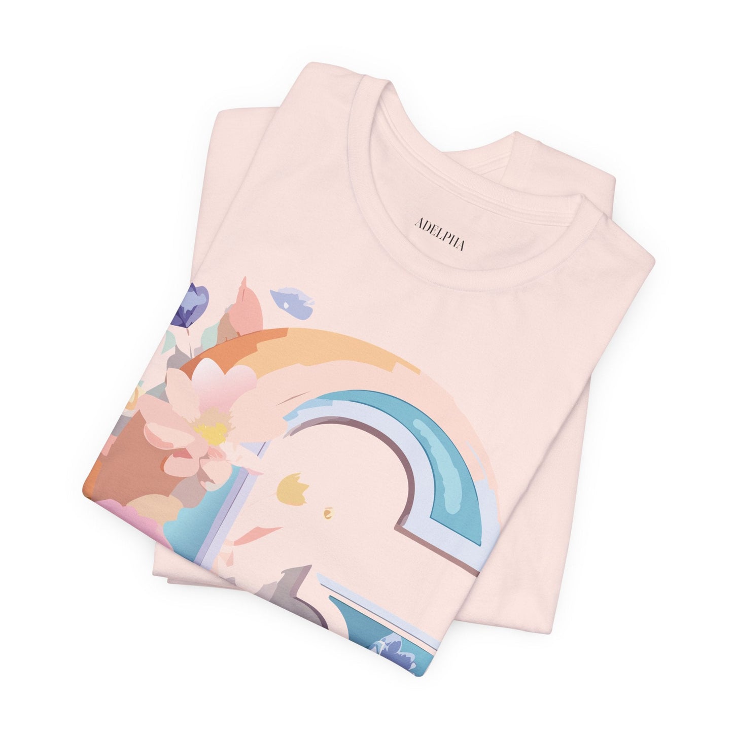 Letter G Graphic Tee Unisex Short Sleeve T Shirt by Adelpha Vintage Inspired Artwork