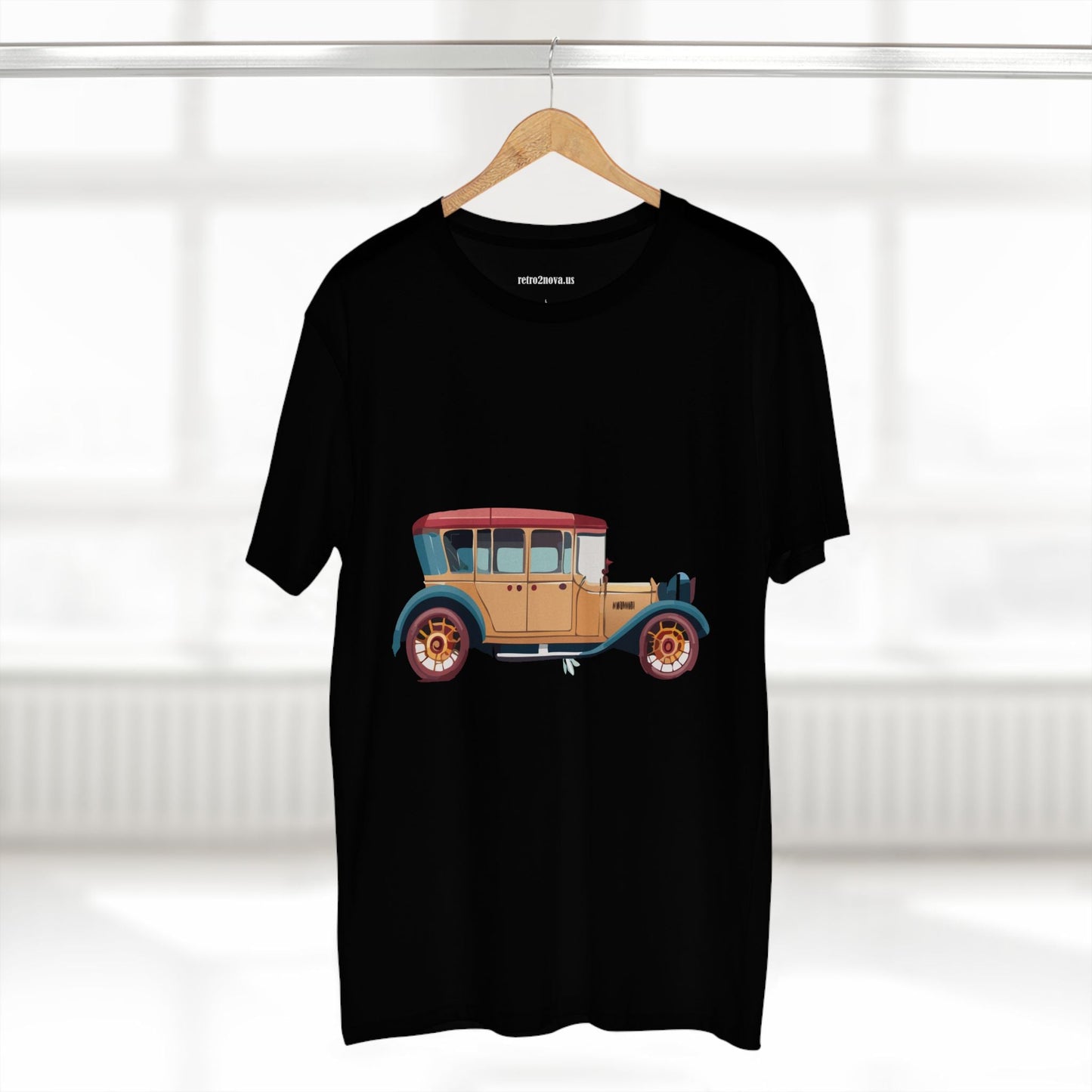 Retro Car Shirts Vintage Car Shirts RC5 Unisex Premium Cotton Art Tee With Original Design