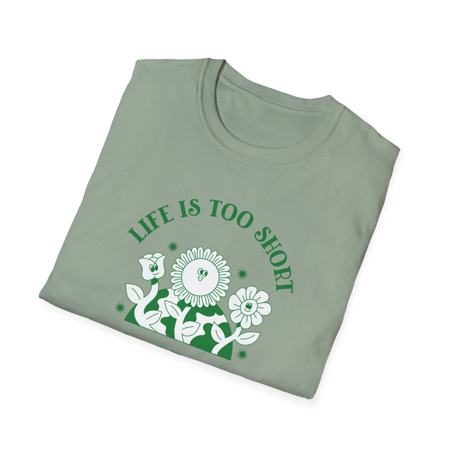 Positive Slogan T Shirts With Positive Words Tee Shirt Good Quotes Unisex Gildan Softstyle 64000 100 Percent Cotton