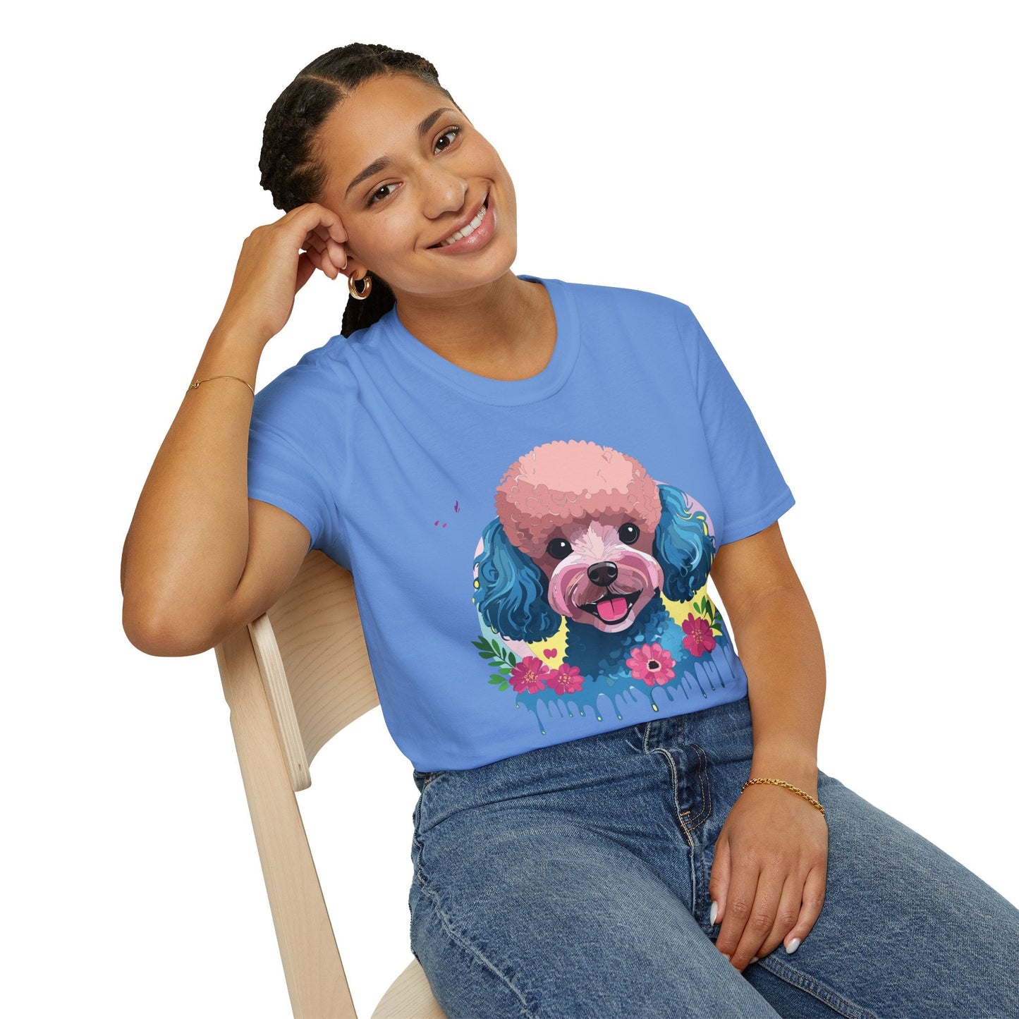 Dog Shirt Unisex Animal Tee Gildan Softstyle 64000 100 Percent Cotton