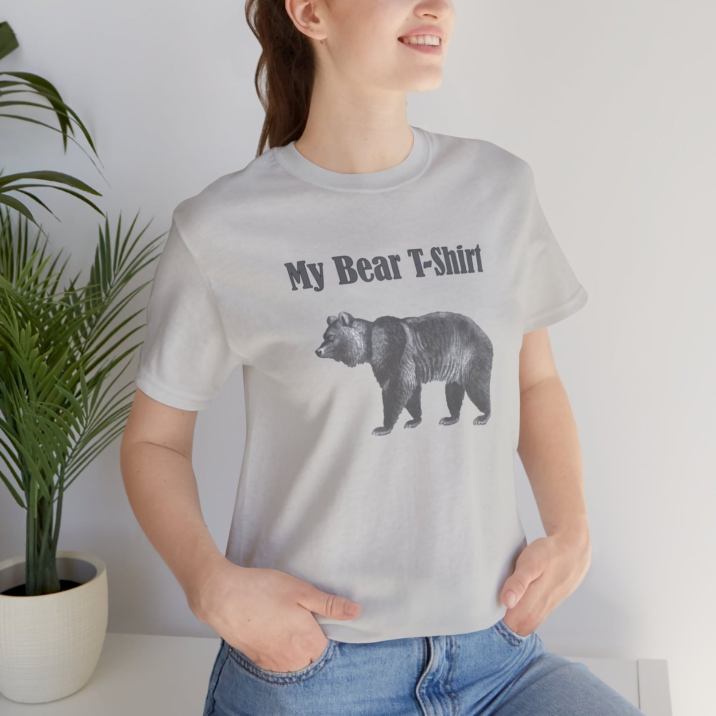 Unisex Cotton Tee Shirt with animals Print