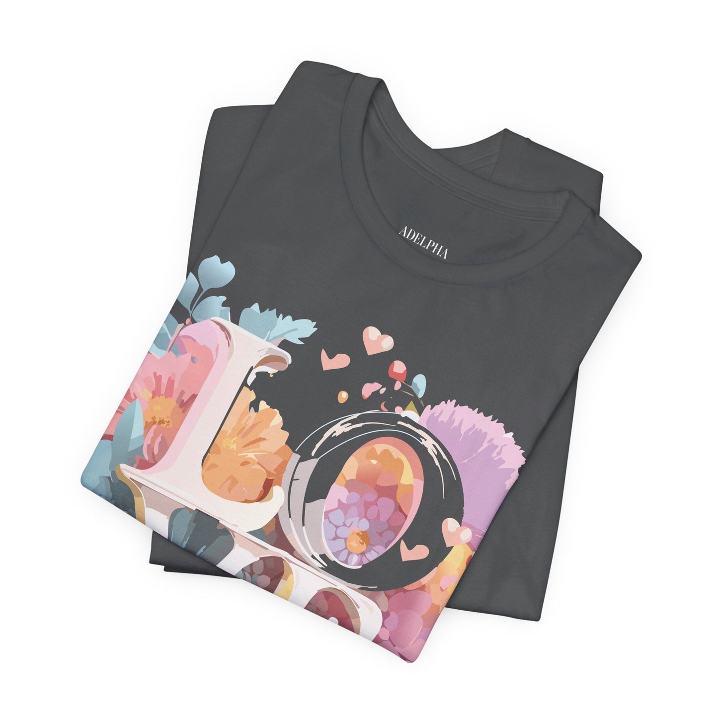 Valentine Graphic Tee Unisex Jersey Short Sleeve Art Design By Adelpha Vintage Artwork
