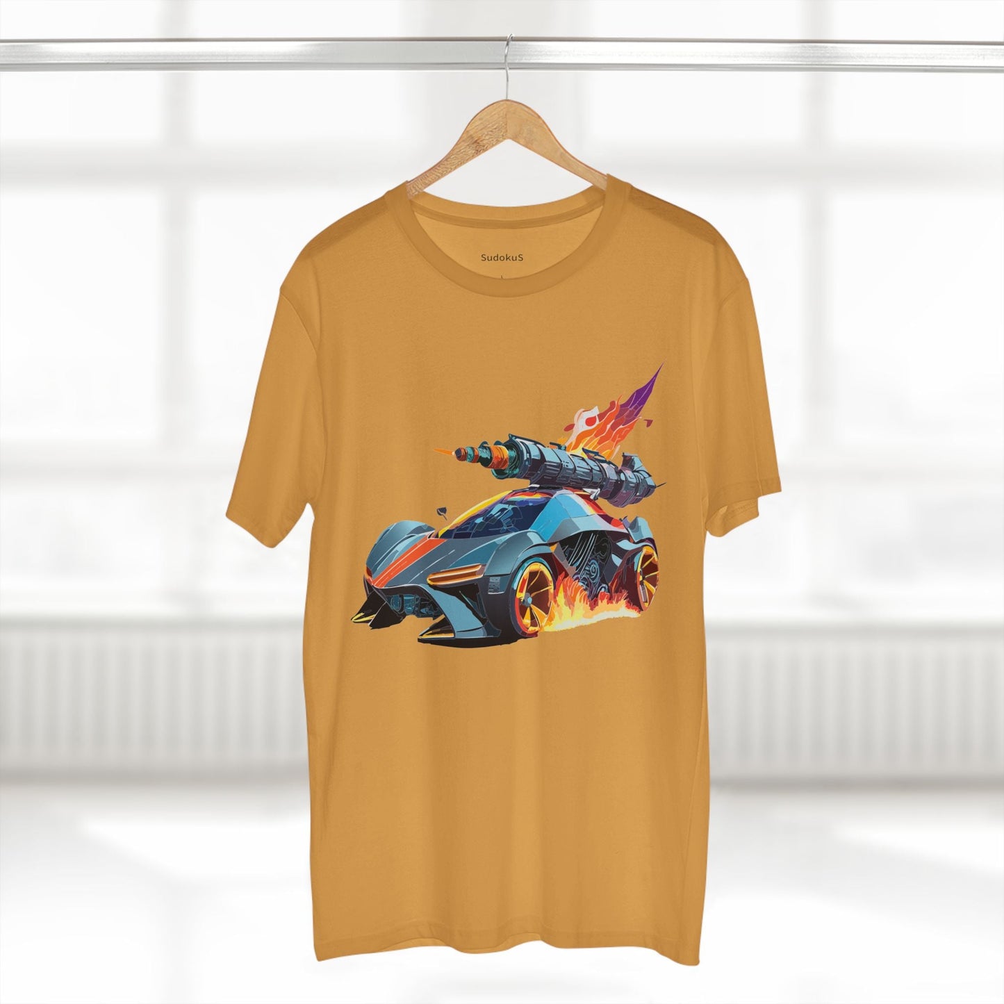 Car Graphic Unisex 100 Cotton Staple Tee 17