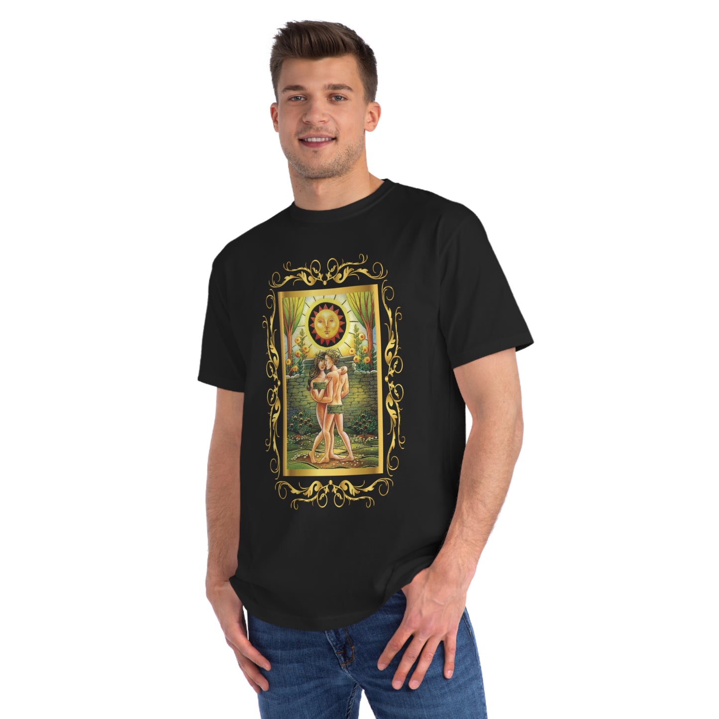 Camiseta unisex de algodón orgánico con cartas del tarot