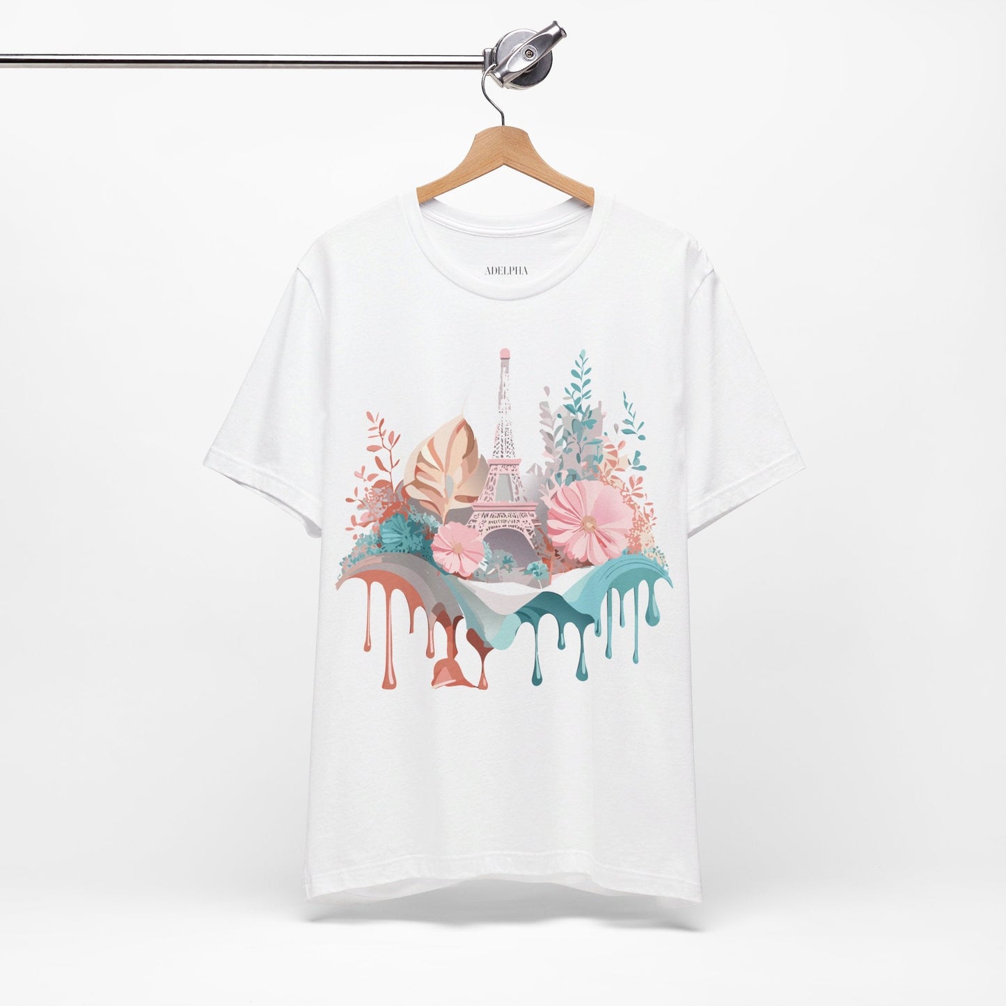 Adelpha Paris Graphic Tee Unisex Short Sleeve Shirt Vintage Art Design Premium Artwork