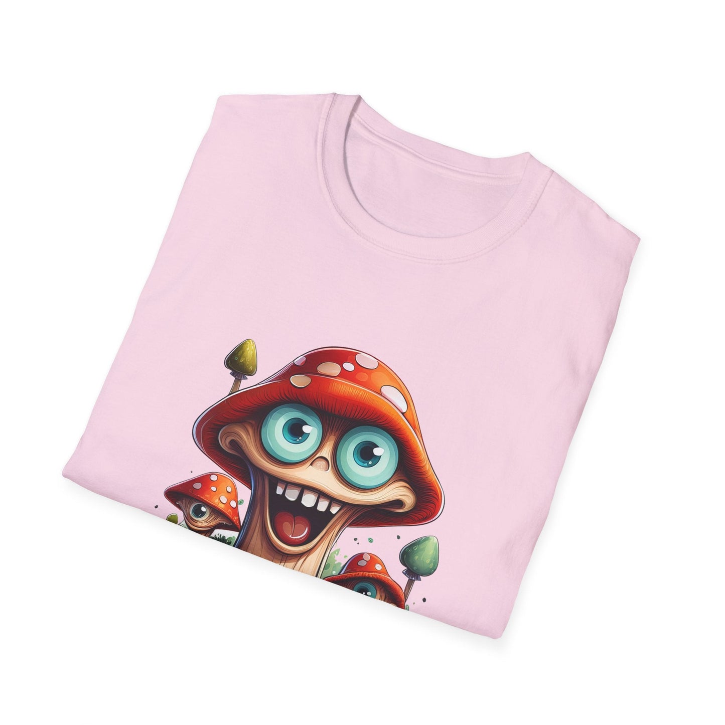 Mashroom Tee Shirt Unisex Funny Mushroom Design Softstyle Tee One Hundred Percent Ring Spun Cotton