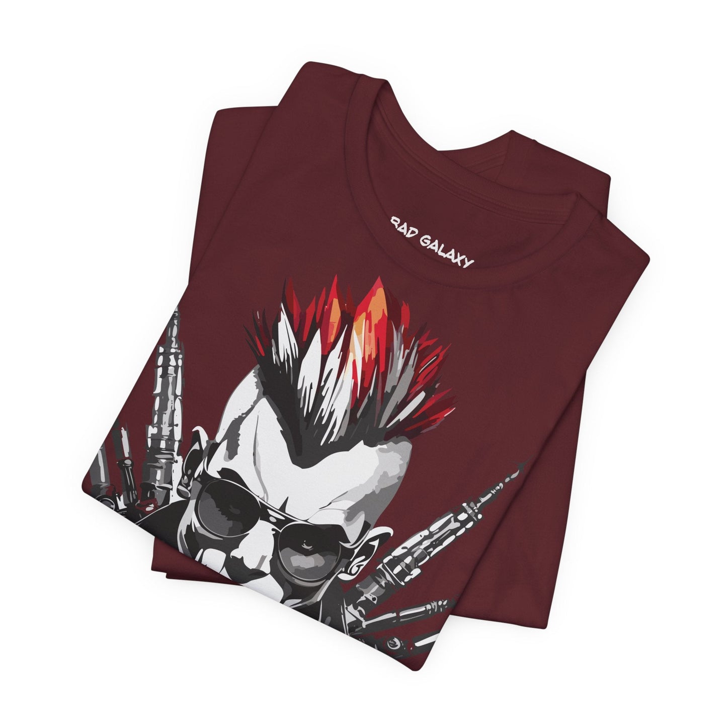 Punk Rock Tee Shirt Made In USA 100 Cotton Eco Friendly Inks Durable Stitching Quality