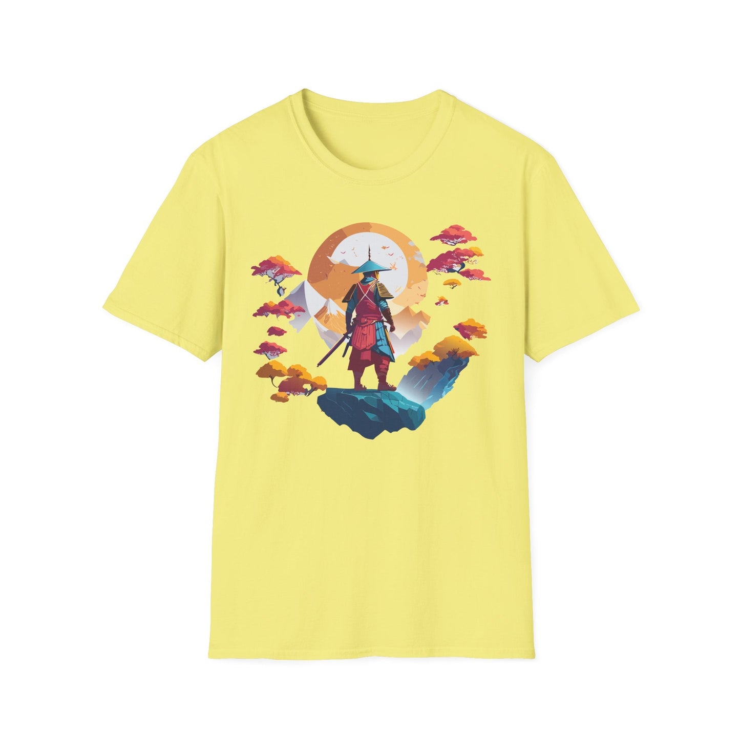 Gildan Softstyle 64000 Samurai T Shirt Unisex Cotton Tee With Samurai Design Relaxed Fit