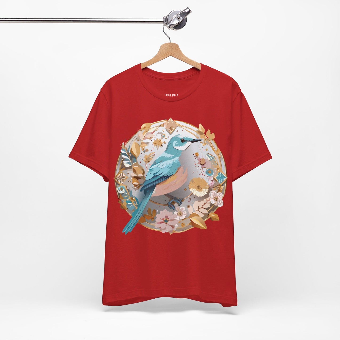 Adelpha Graphic T Shirt Unisex Jersey Short Sleeve Medallion Artwork Vintage Inspired Tee