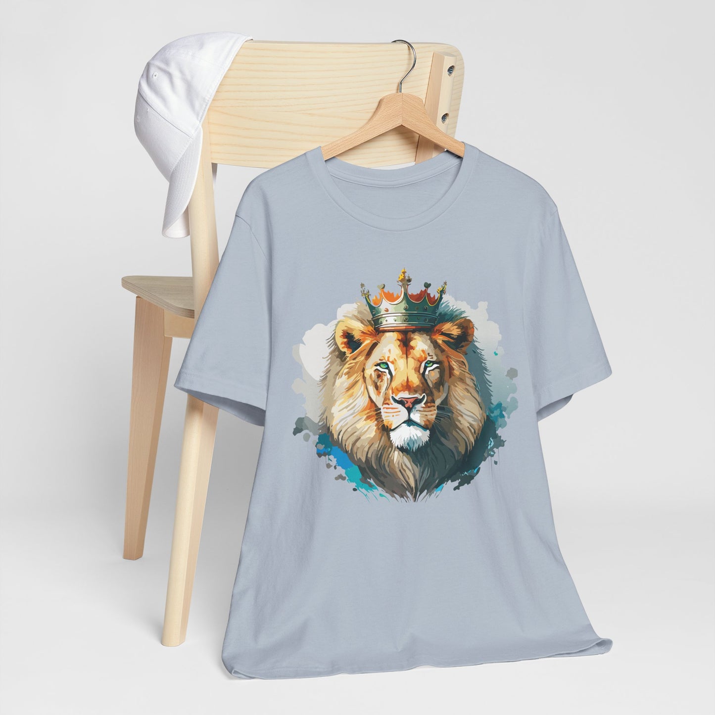 Lion Shirt, Animal Shirt, T-Shirt with Lion, Art Design Tee, Animal Tees, Safari T-Shirt, Crown Tee 13