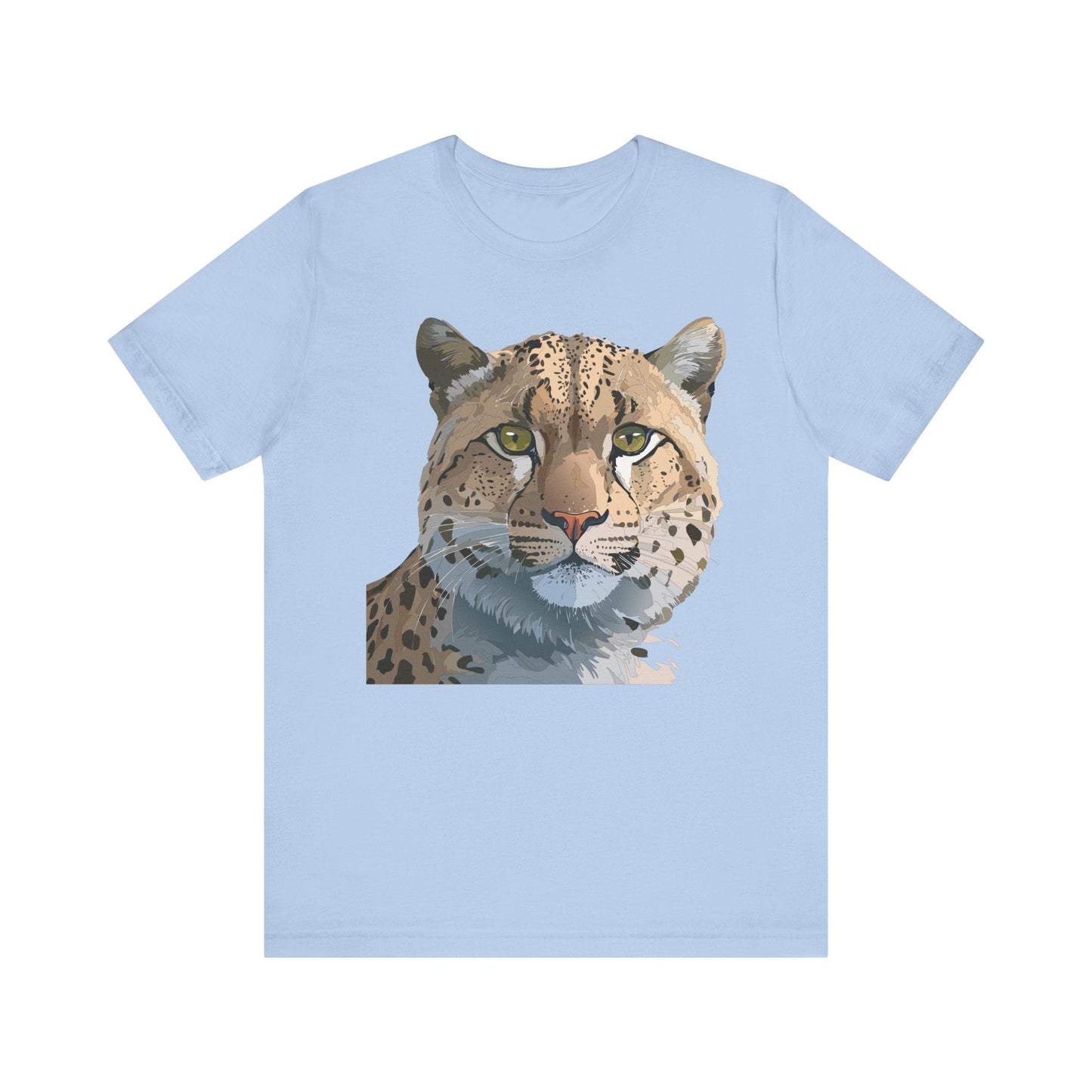 Unisex Animal Shirt With Animals Art Design Tee Short Sleeve Wildlife Print Tee Shirt