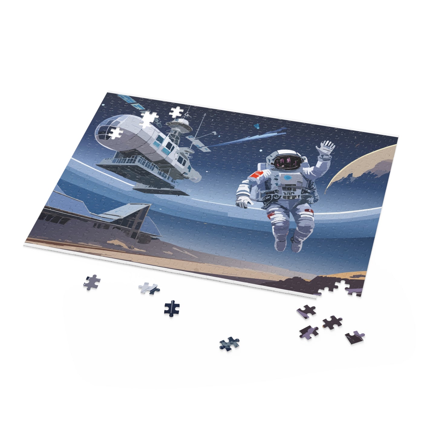 Astronaut Puzzle 500-Chipboard Pieces in Box | Kids Puzzles Size: 16" x 20",  Ages 9+ and Family pn45