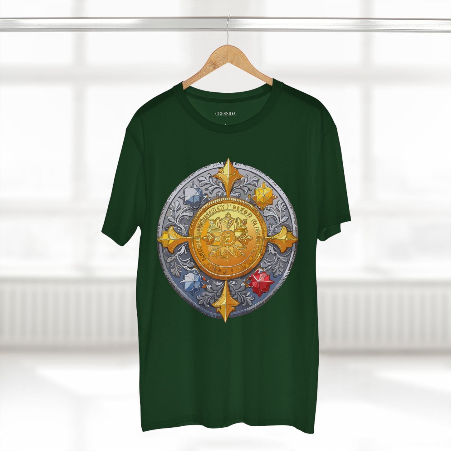 Antique Gold Coin Graphic Design T-Shirt Unisex 100 Cotton With Golden Print Artwork Tee 2