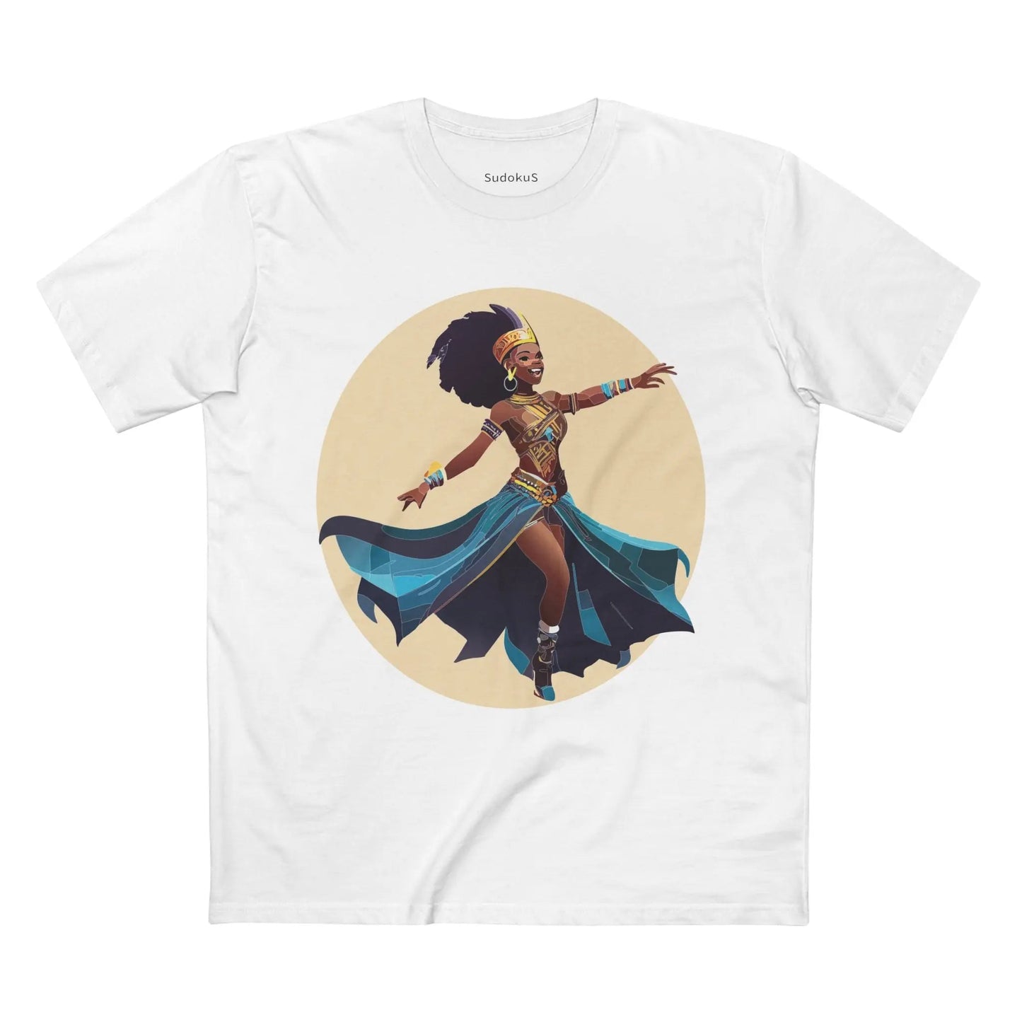 Dancer Graphic Unisex 100 Cotton Staple Tee 10
