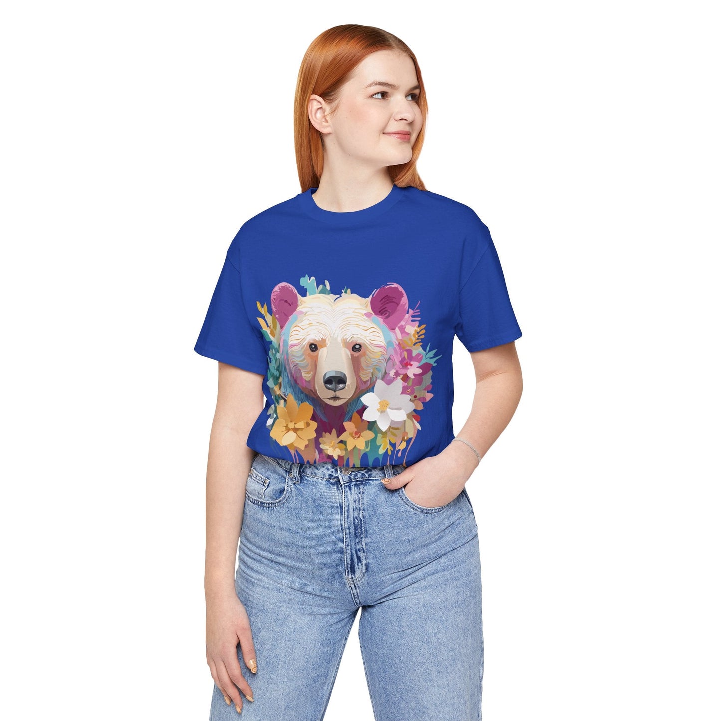 Bear Graphic Tee Unisex Vintage Inspired Artwork Adelpha Premium Collection