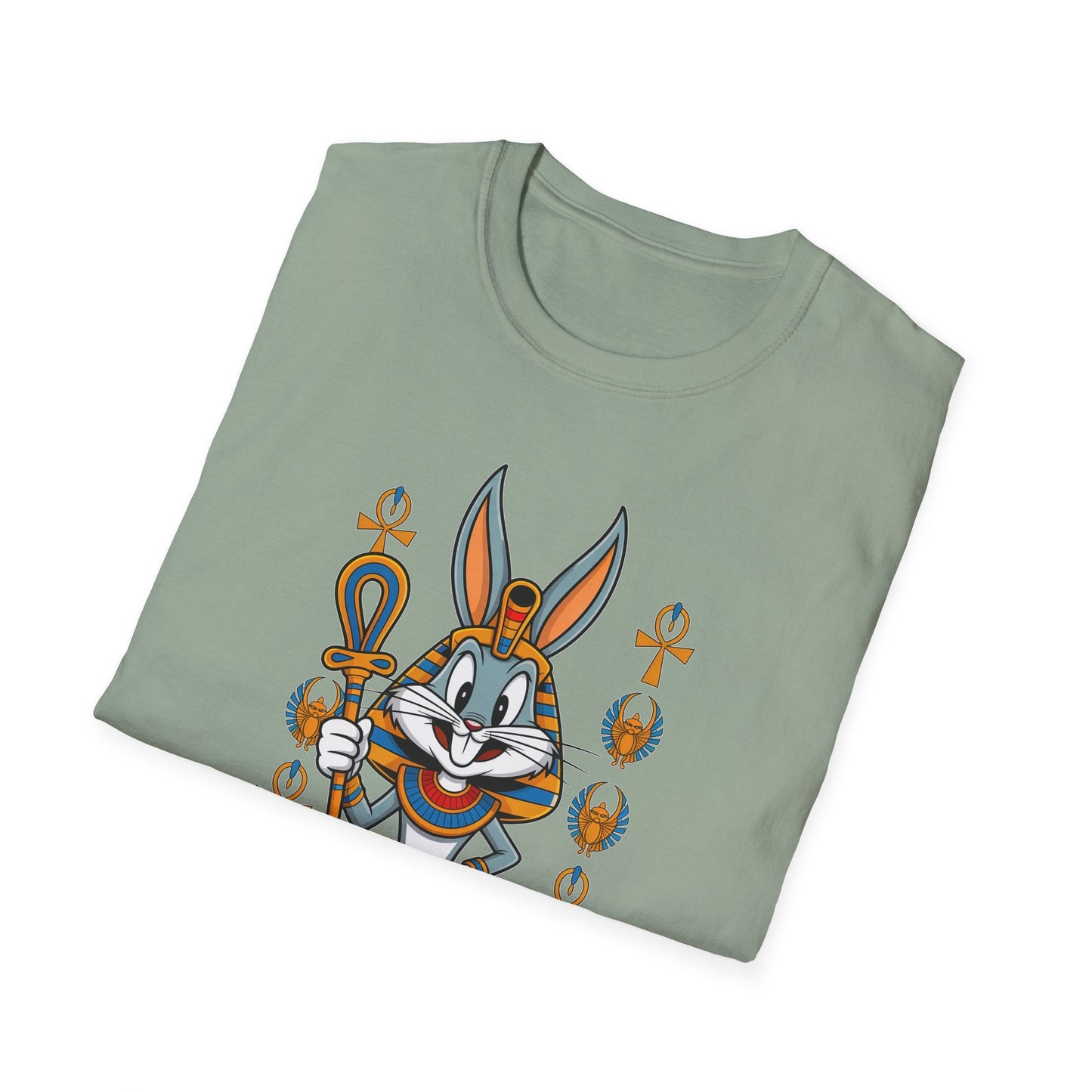 Cartoon Bunny Graphic Unisex Cotton Animal Animation Artwork Design Tee 31
