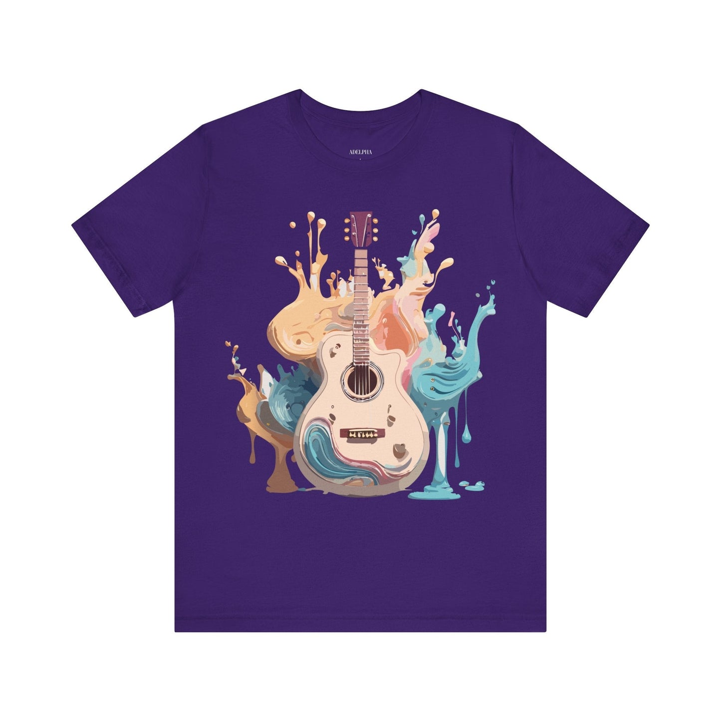 Music Graphic Unisex 100 Cotton Vintage Art with Musical Elements Tee 67