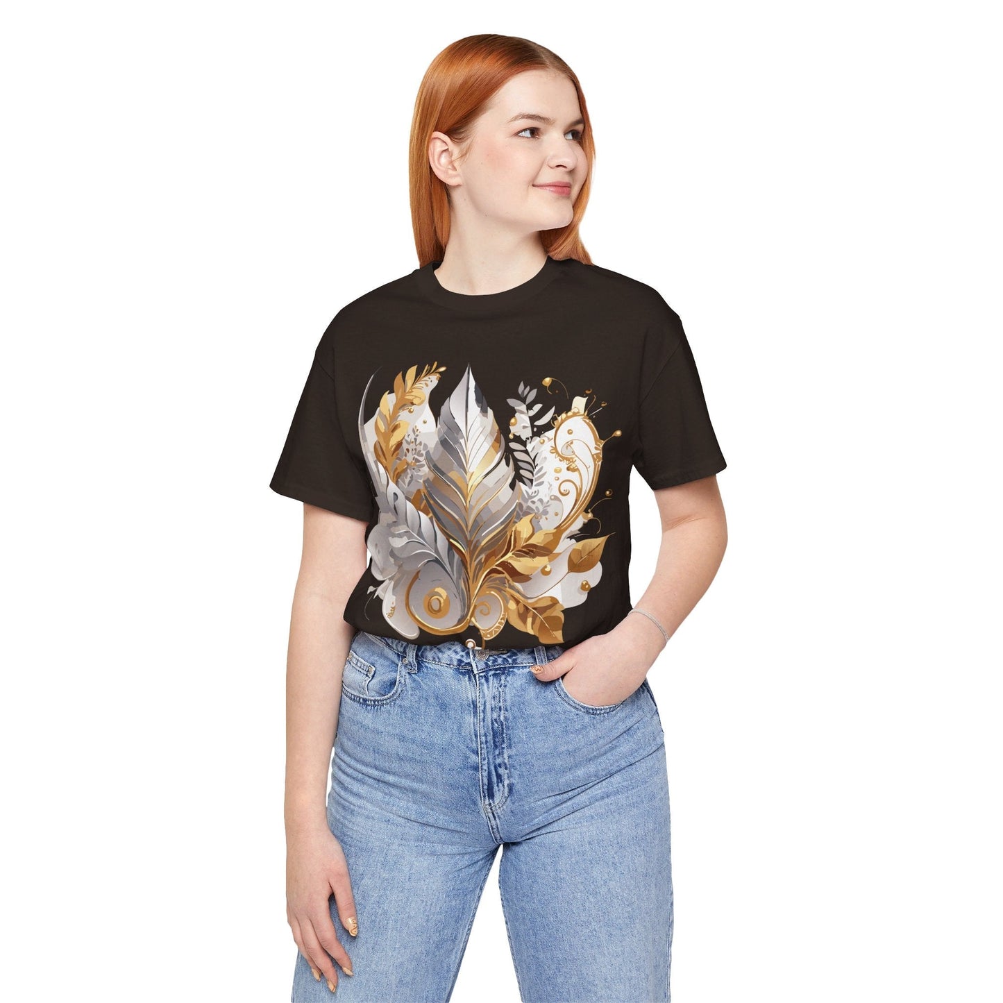 Jewelry Graphic Unisex 100 Cotton Vintage Treasure Art T-Shirt 1