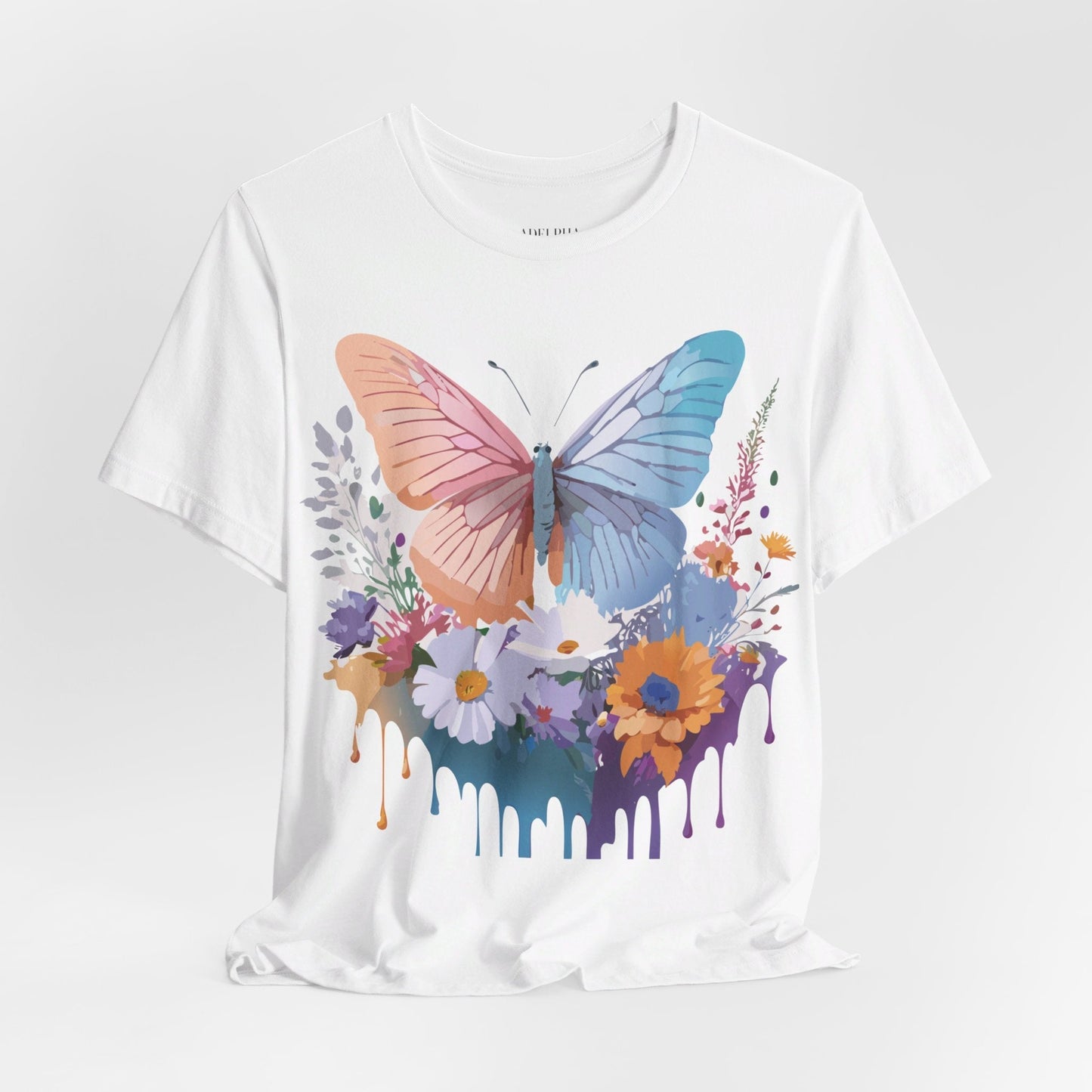 Butterfly Graphic T Shirt Unisex Adelpha Artwork Tee Vintage Style