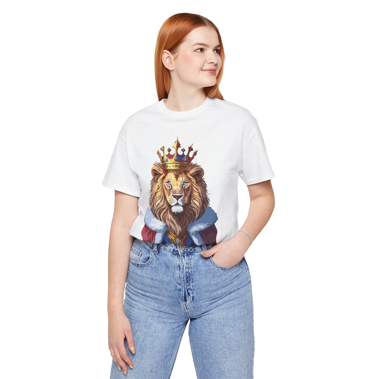 Unisex Animal Tee Shirt With Wild Animal Art Design Softstyle Comfort Tee Gildan 64000