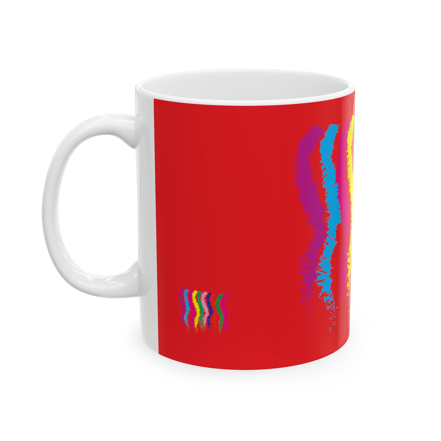 Coffee & Tea Mug with Stripes print