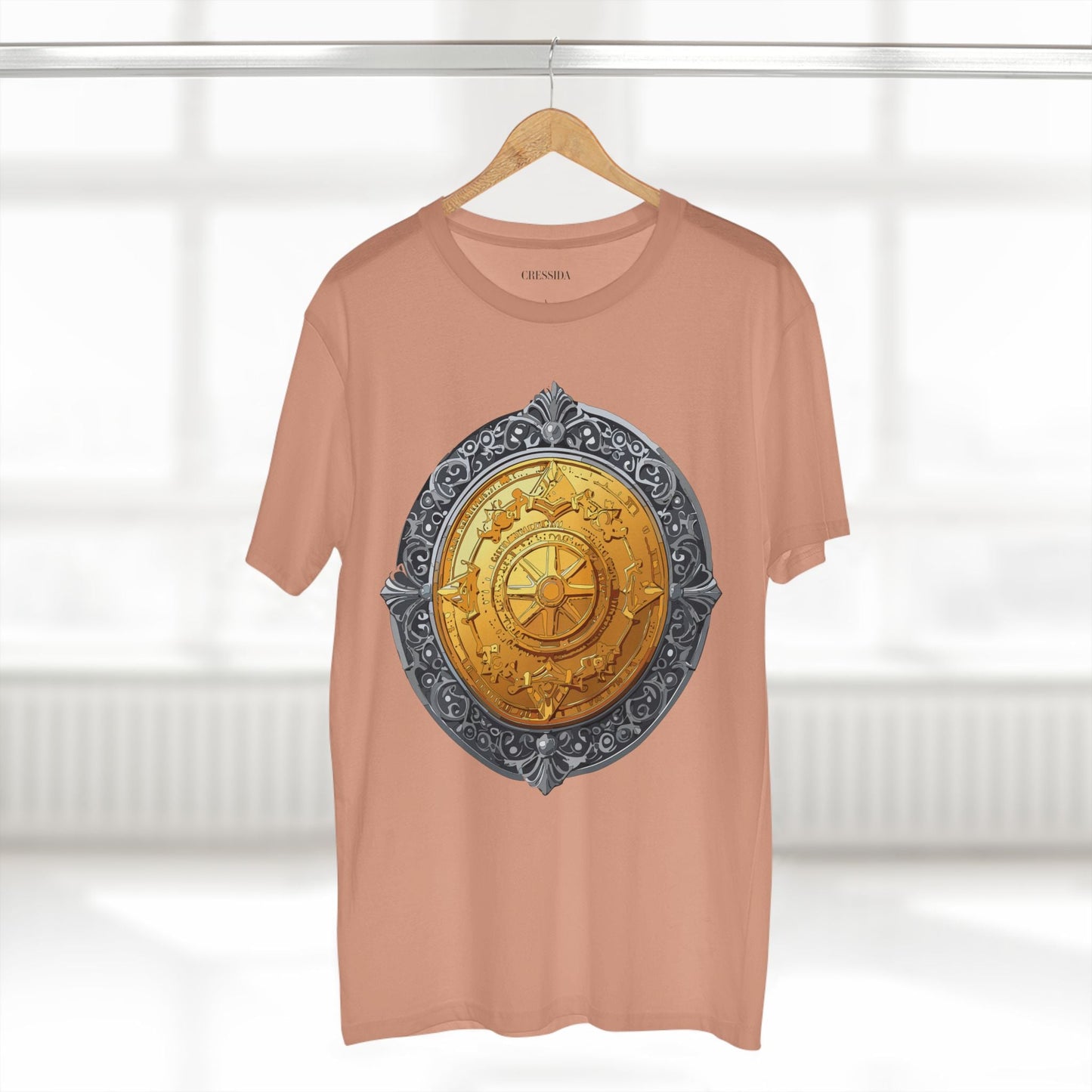 Antique Gold Coin Graphic Design T-Shirt Unisex 100 Cotton With Golden Print Artwork Tee 10