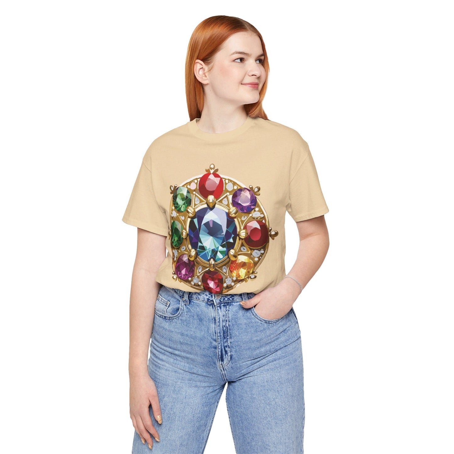 Jewelry Graphic Unisex 100 Cotton Vintage Treasure Art T-Shirt 40