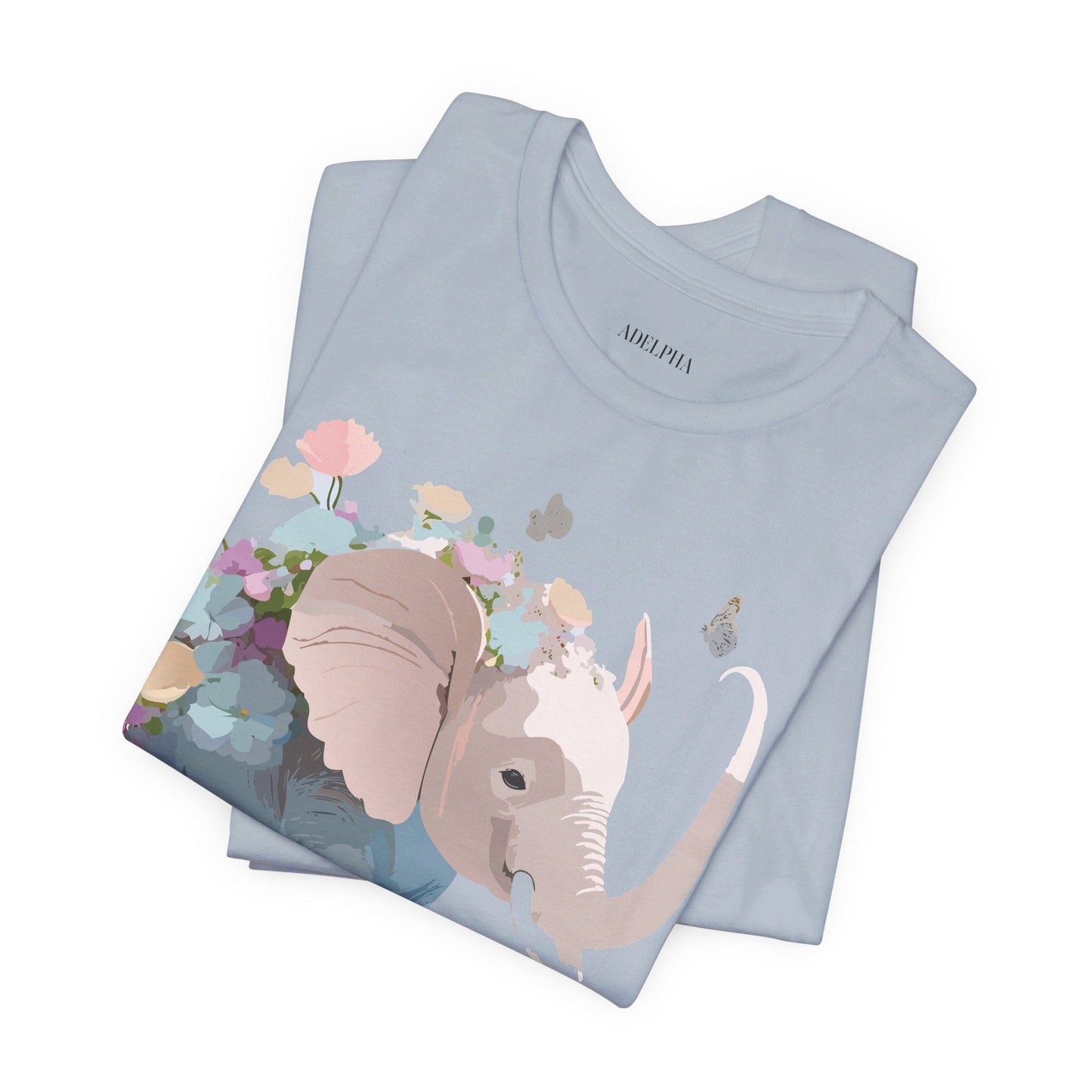 Elephant Graphic Tee Unisex Jersey Short Sleeve Art Design Adelpha Premium Vintage Inspired
