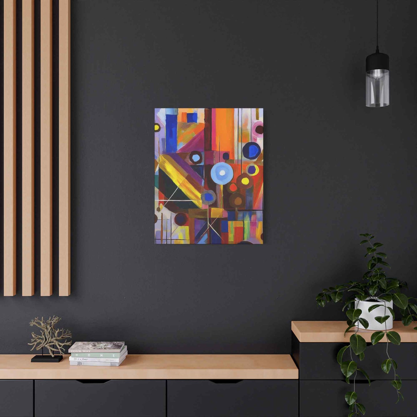 Abstract Painting Print Canvas 20x24,20x30,24x30, 24x32,24x36,30x40, 32x48,36x48,40x60 Pine-Wood Inner Frame ABS-4