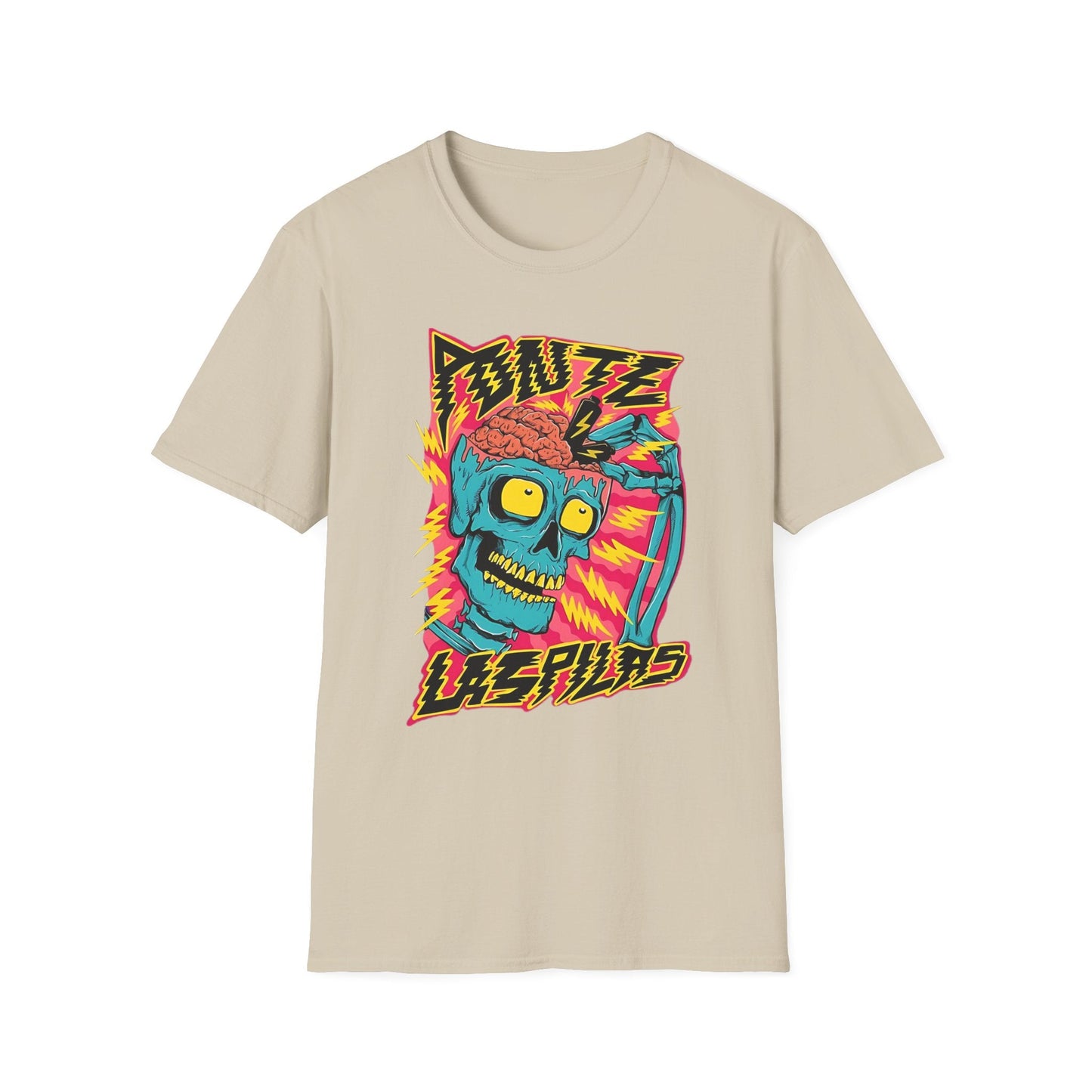 Skull Tee Shirt Unisex Skeleton Shirt Gildan Softstyle 64000 100 Percent Ring Spun Cotton