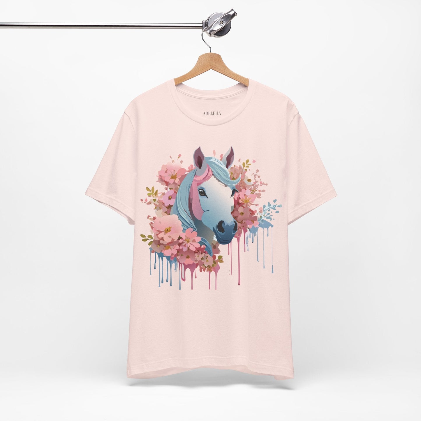 Horse Graphic Unisex 100 Cotton Vintage Animal Art T-Shirt 15