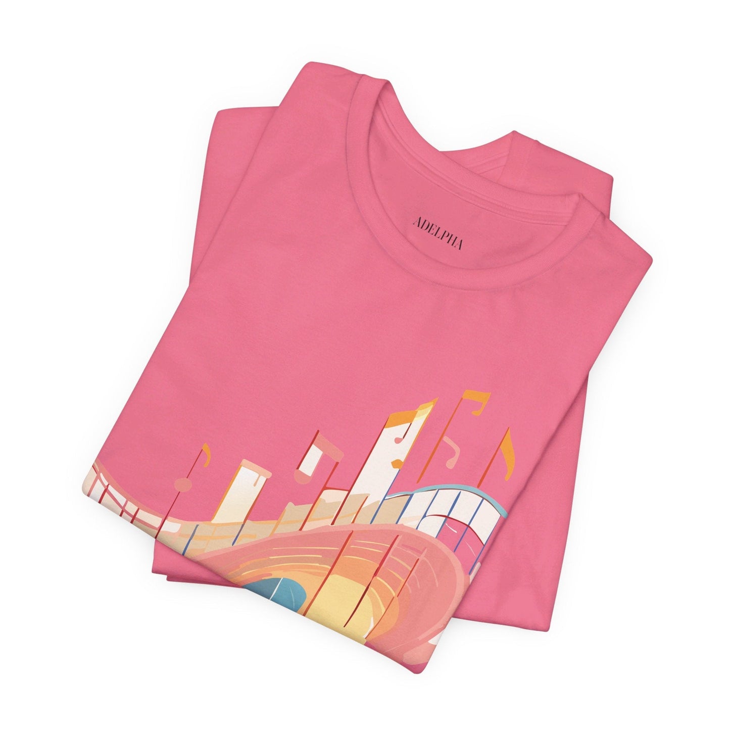 Adelpha Music T Shirt Unisex Graphic Tee Vintage Art Design Jersey Short Sleeve Premium