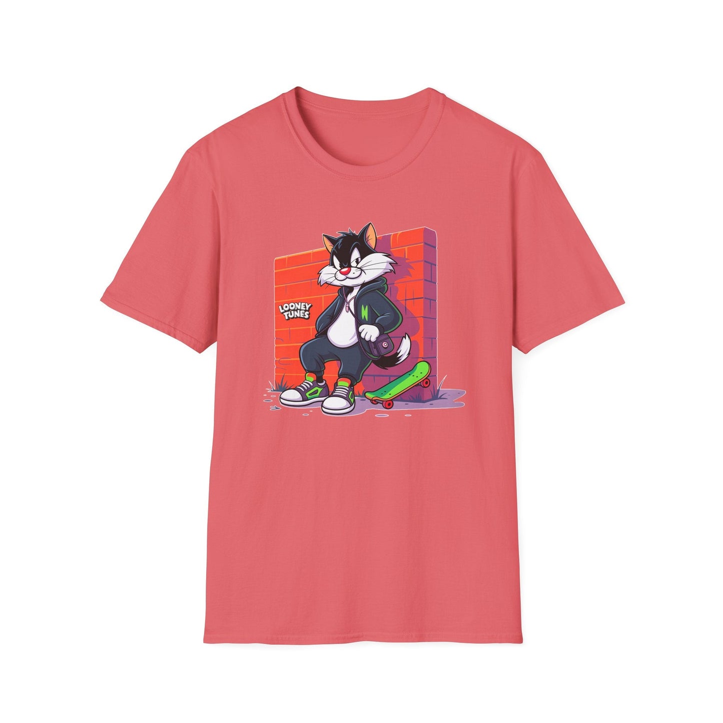 Cartoon T Shirt With Animation Design Unisex Softstyle Graphic Tee Funny Animals