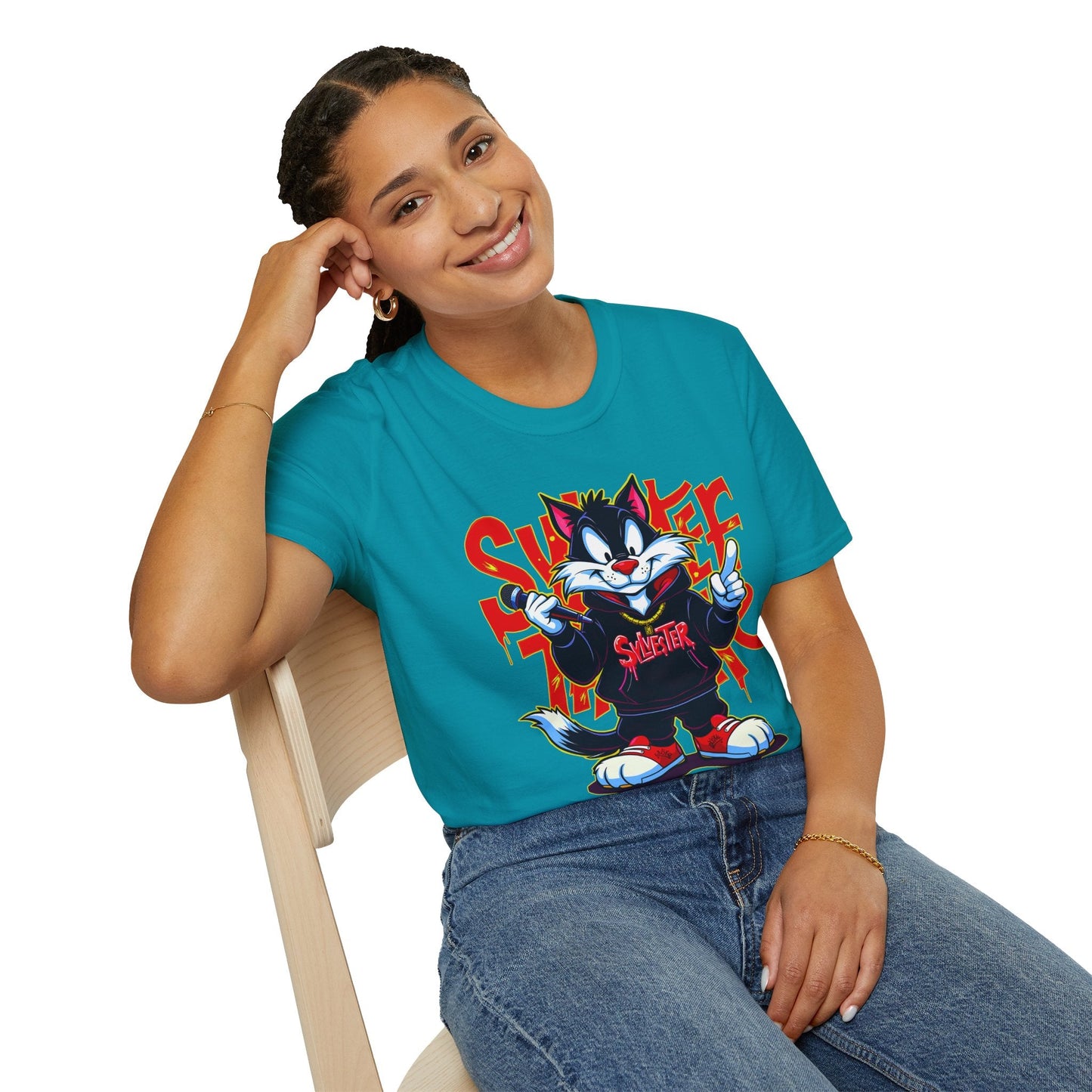 Gildan Softstyle Unisex T Shirt 100 Percent Ring Spun Cotton Cartoon Animation And Funny Animals Tee