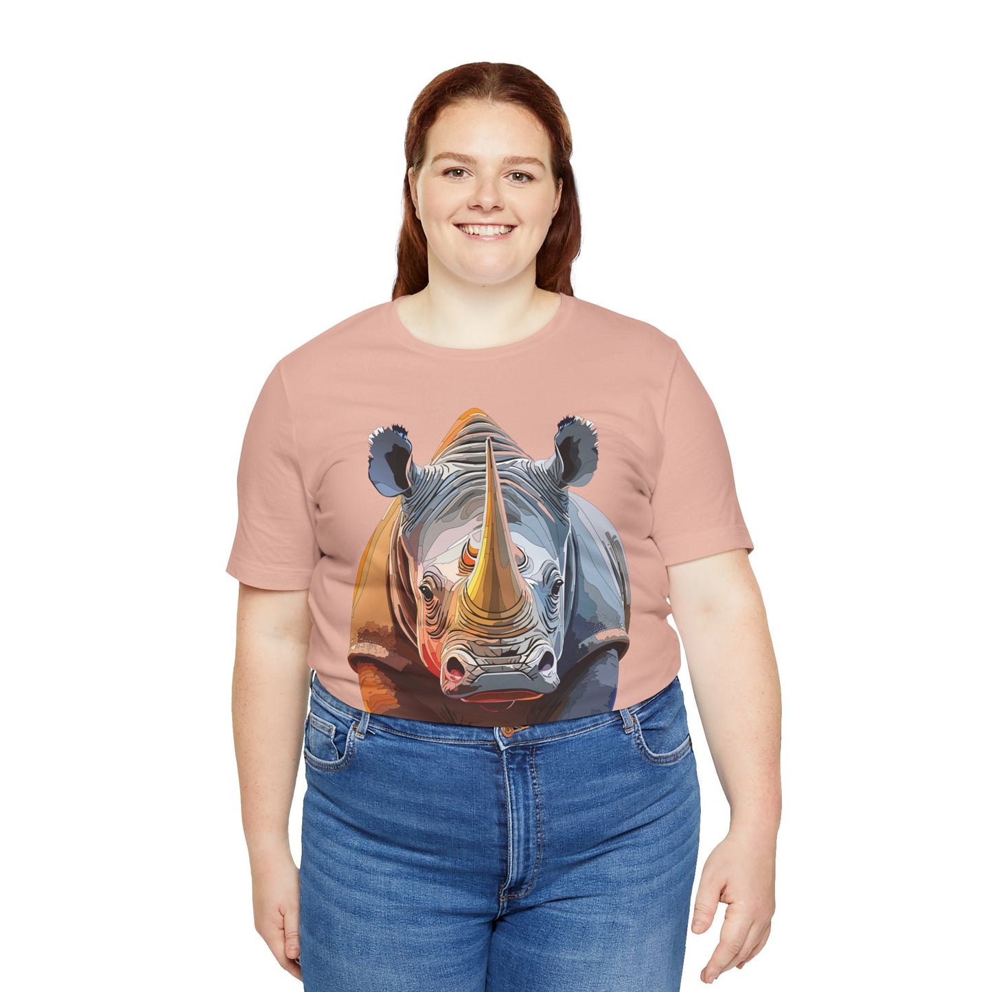 Unisex Animal Graphic Tee Shirt With Art Design Wild Animals Shirt Gildan Softstyle Cotton