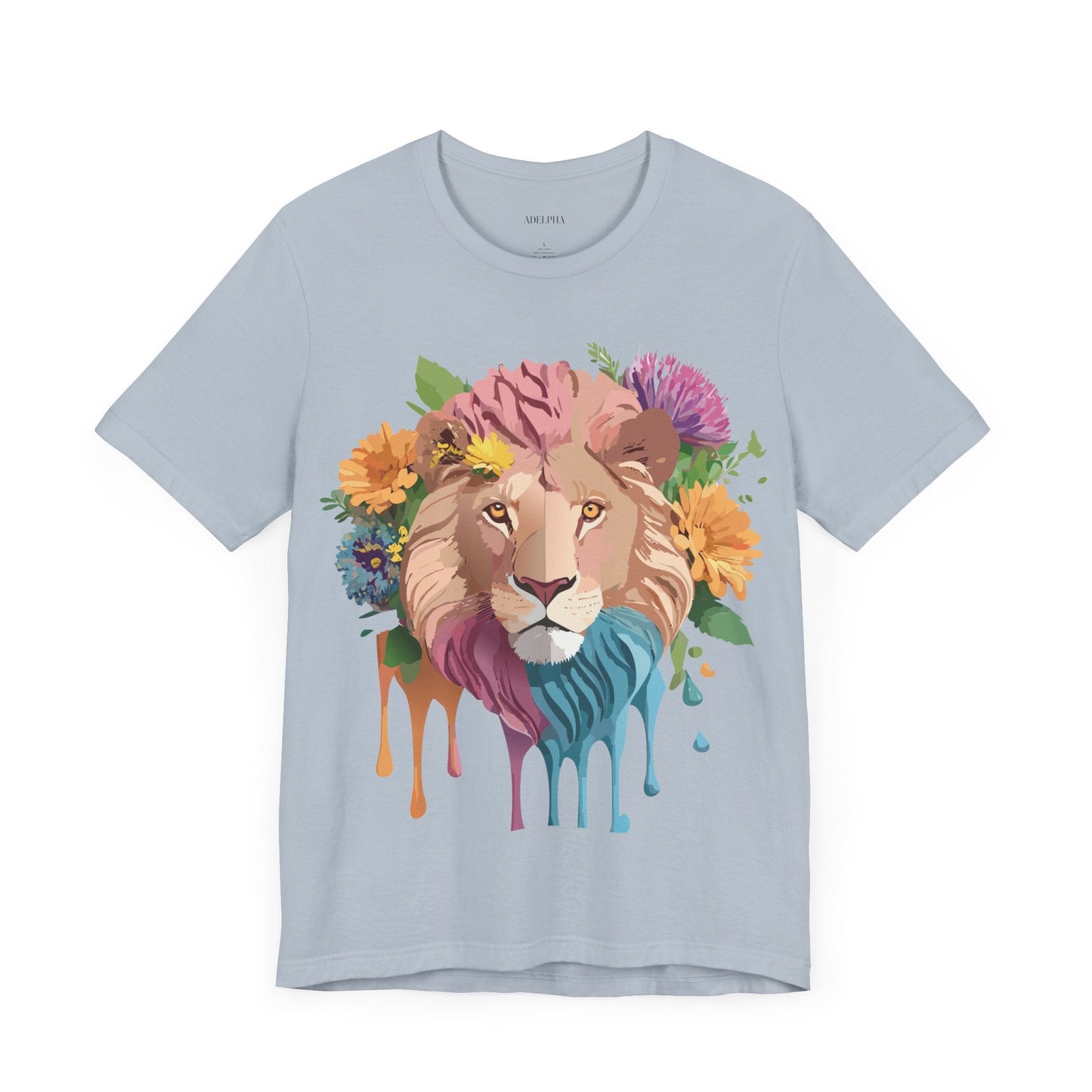 Lion Graphic Tee Unisex Jersey Short Sleeve Art Design Premium Vintage Inspired By Adelpha