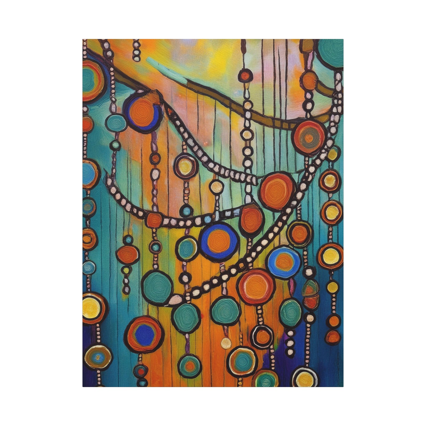 Abstract Oil Painting Print Canvas 20x24,20x30,24x30 24x32,24x36,30x40 32x48,36x48,40x60 Pine-Wood Inner Frame ABS-100