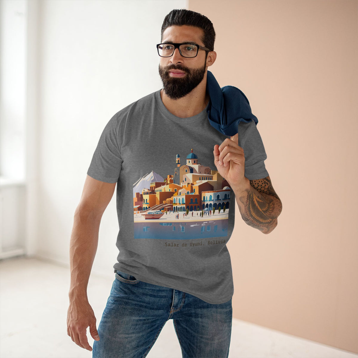 Salar de Uyuni Bolivia Landscape T-Shirt | Travel Scene Tee