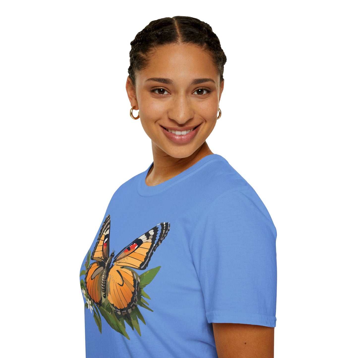 Monarch Butterfly Shirt Unisex Softstyle Tee 100 Percent Ring Spun Cotton Gildan 64000