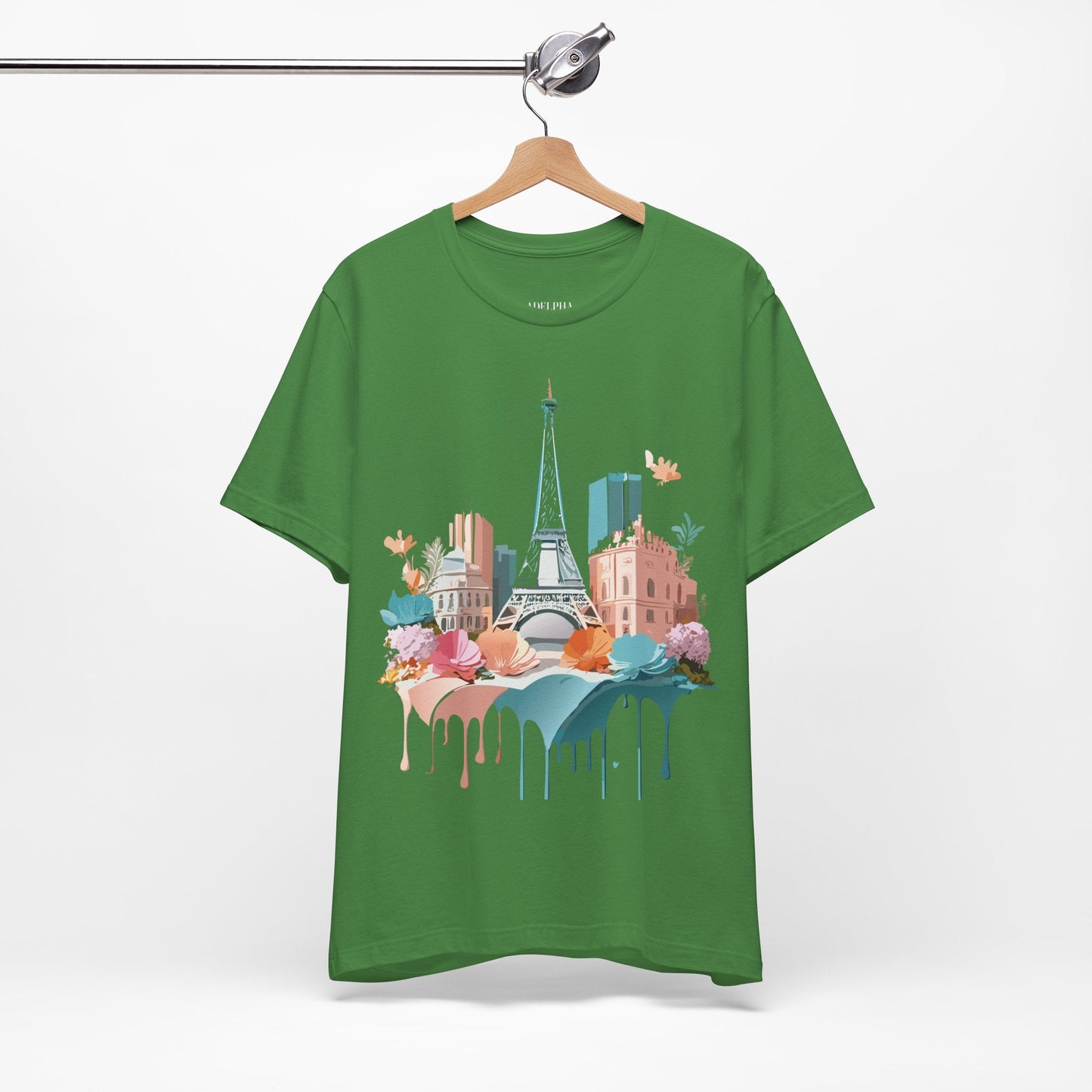Paris Tourist Shirt Unisex Graphic Tee With Vintage Inspired Artwork By Adelpha Collection