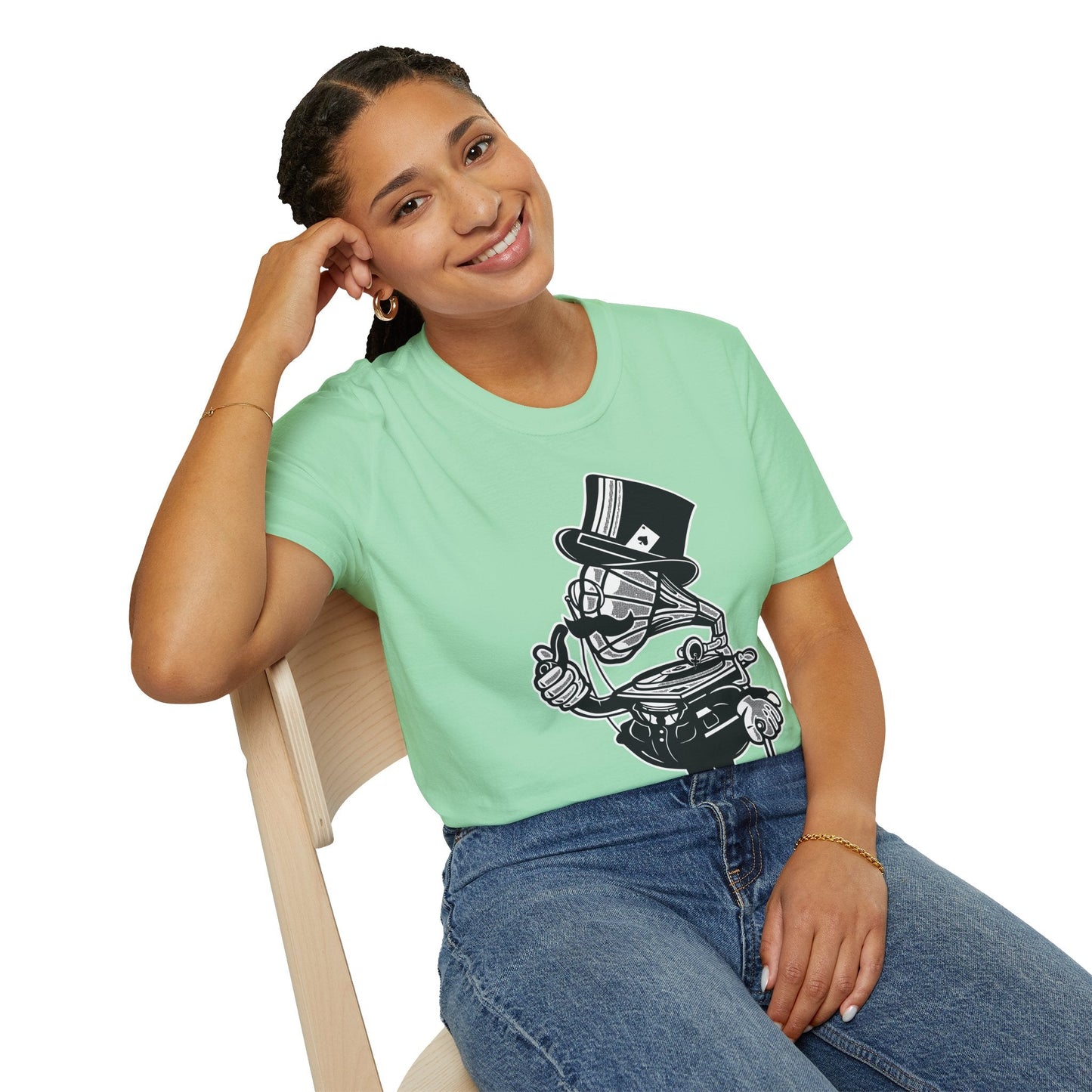Cartoon T Shirt Animation T Shirt Funny Tee Shirt Unisex Gildan Softstyle 64000 Cotton Tee