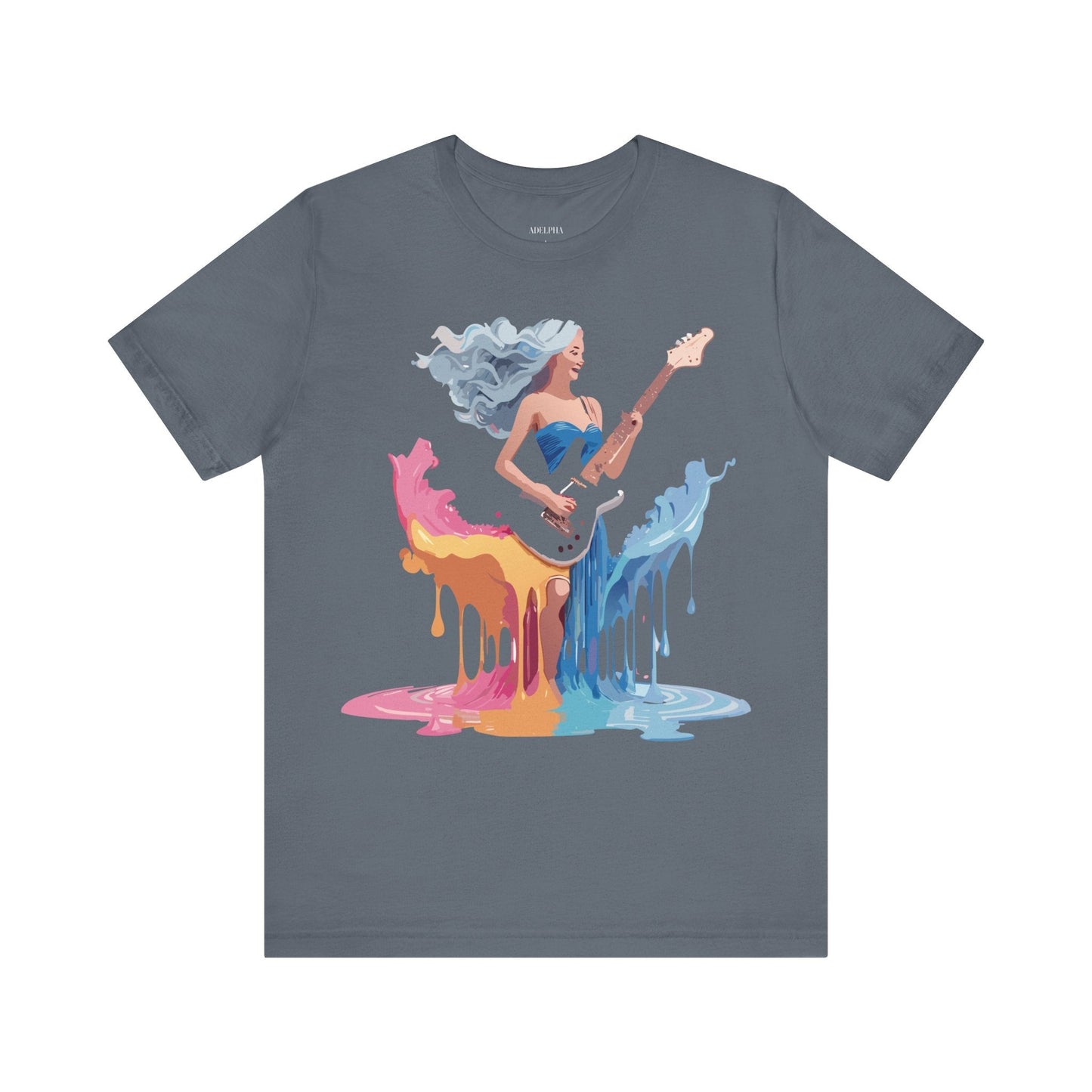 Adelpha Music T Shirt Graphic Tee Unisex Short Sleeve Vintage Inspired Artwork Casual Wear