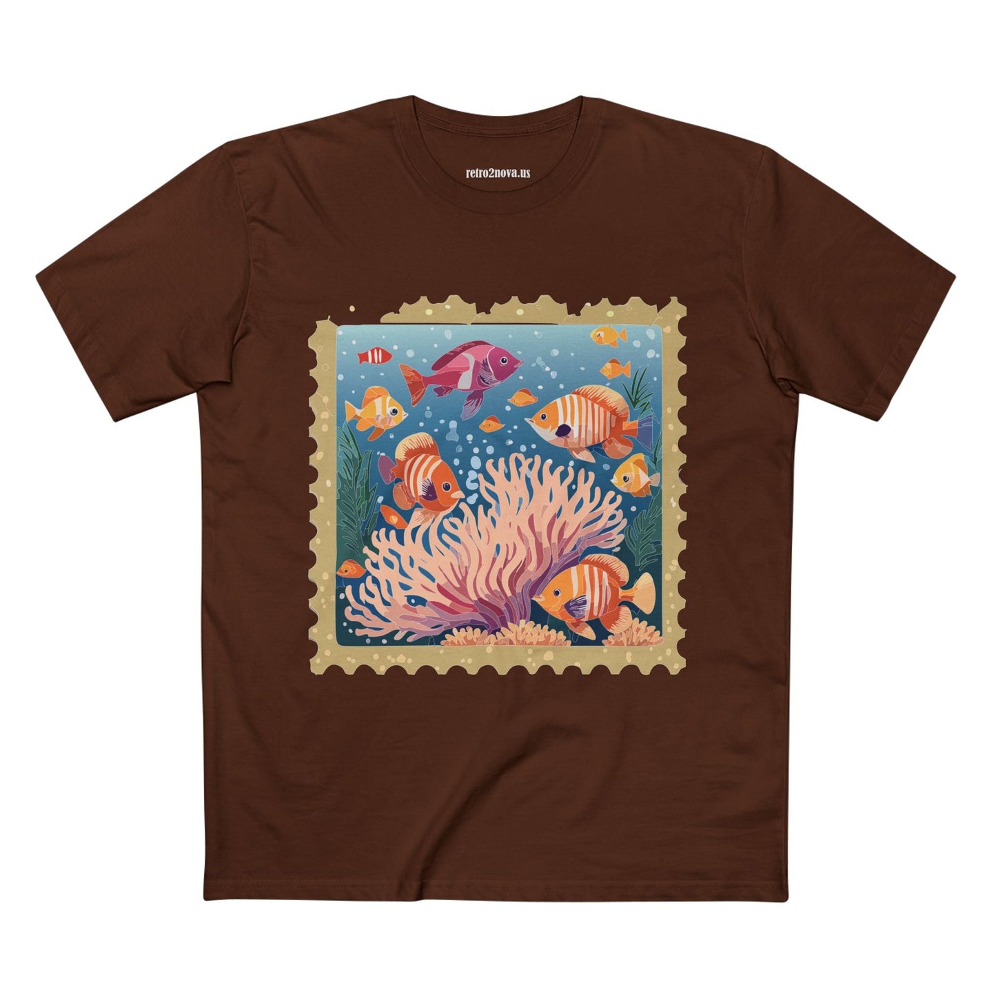 Postage Stamp Shirt Unisex Tee Art Design Premium Cotton Staple Shirt PS19 Limited Edition