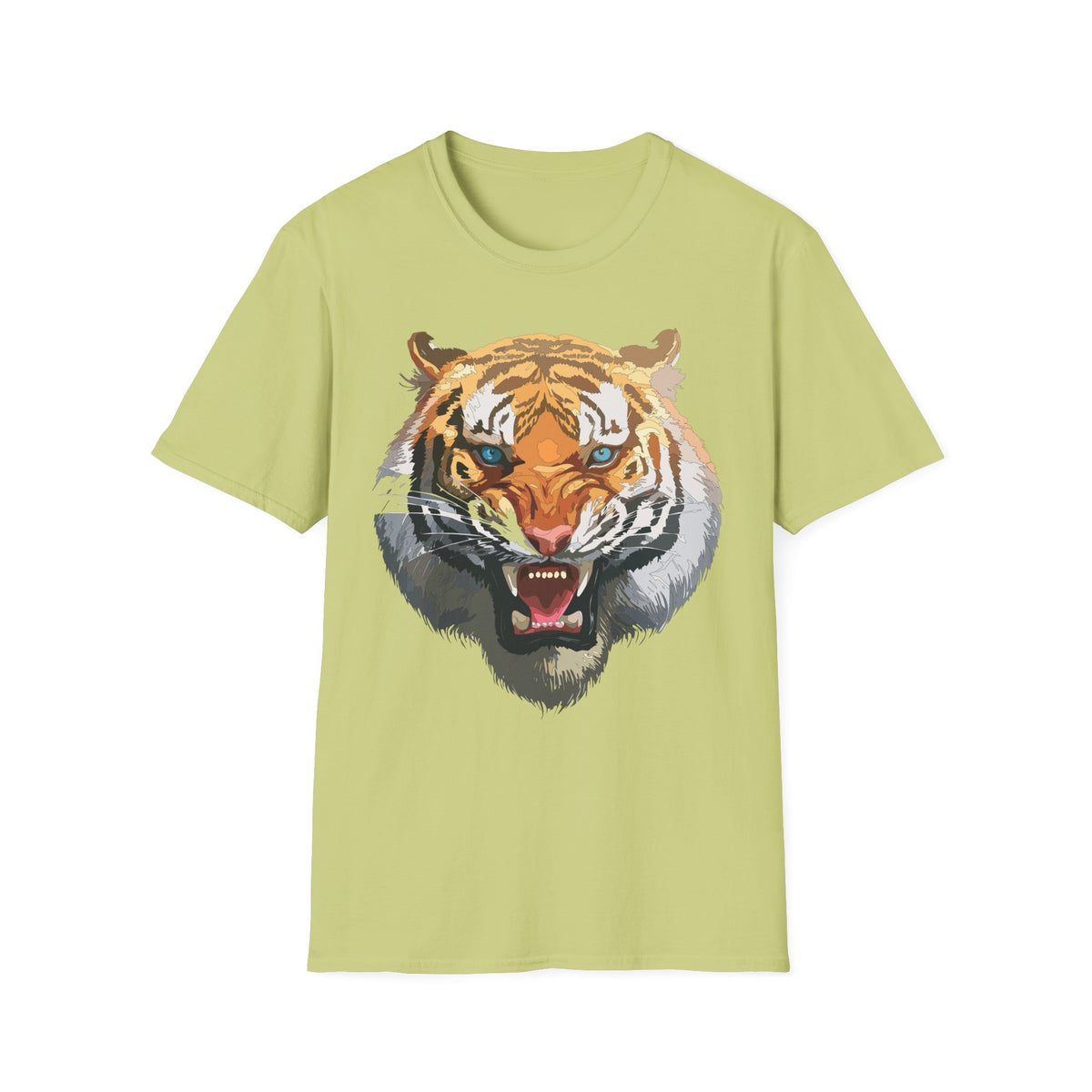 Roaring Tiger Face T-Shirt | Big Cat Graphic Tee