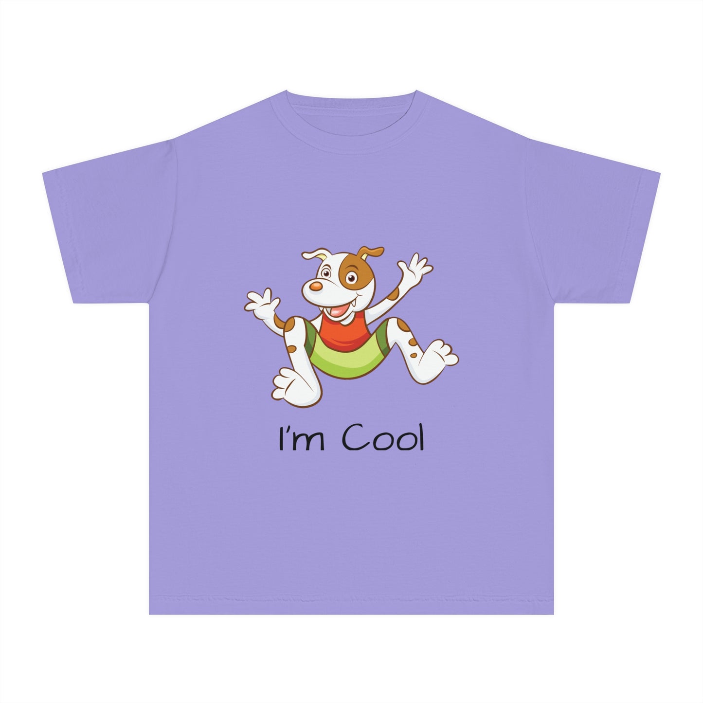 Youth Tee Shirt with Cool Dog