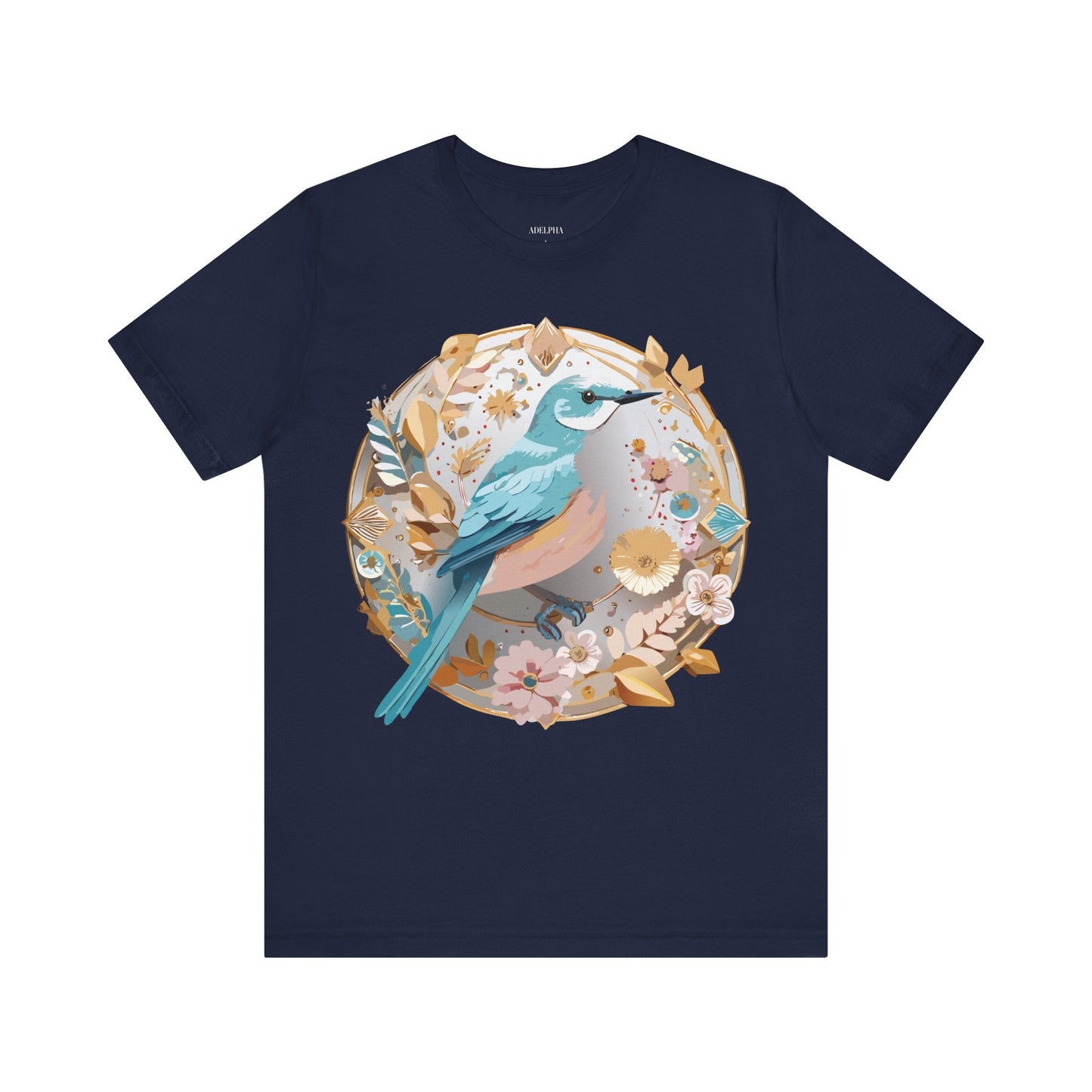 Adelpha Graphic T Shirt Unisex Jersey Short Sleeve Medallion Artwork Vintage Inspired Tee
