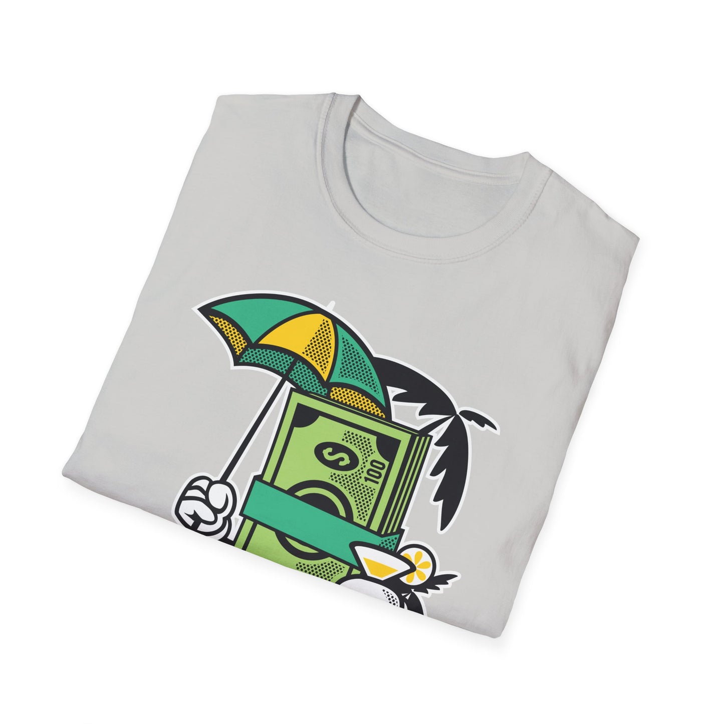 Unisex Cotton T-Shirt with Cartoon Graphic Design